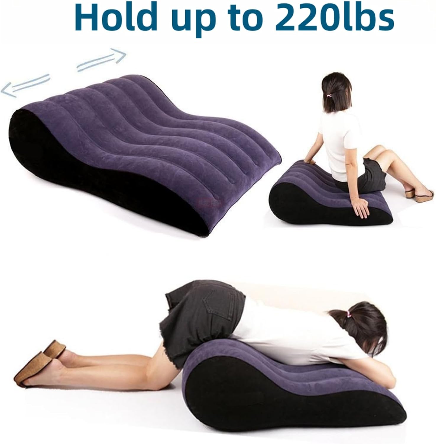 KnightPad S-Curve Inflatable Sex Cushion