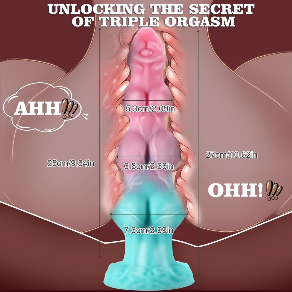 KnotBeast 10.6" Extreme Fantasy Dildo