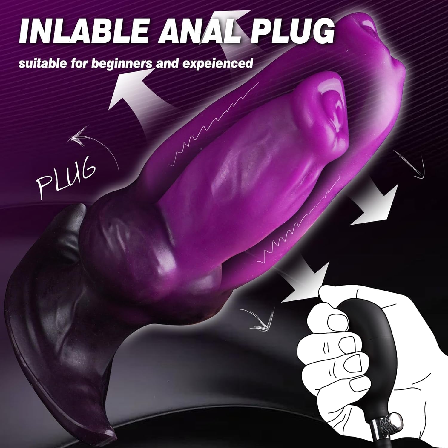 KnotBloom Inflatable Fantasy Butt Plug