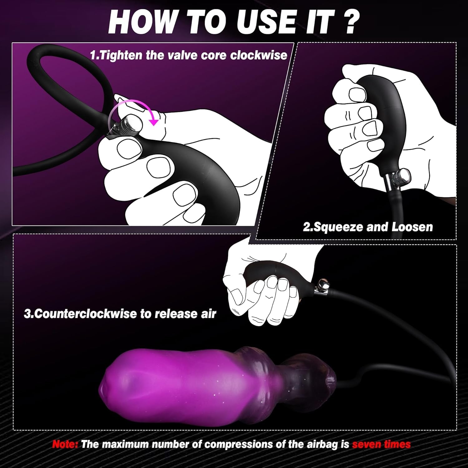 KnotBloom Inflatable Fantasy Butt Plug