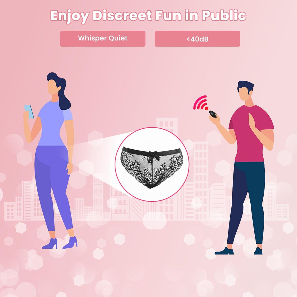 LaceLure Crotchless Panty Vibrator