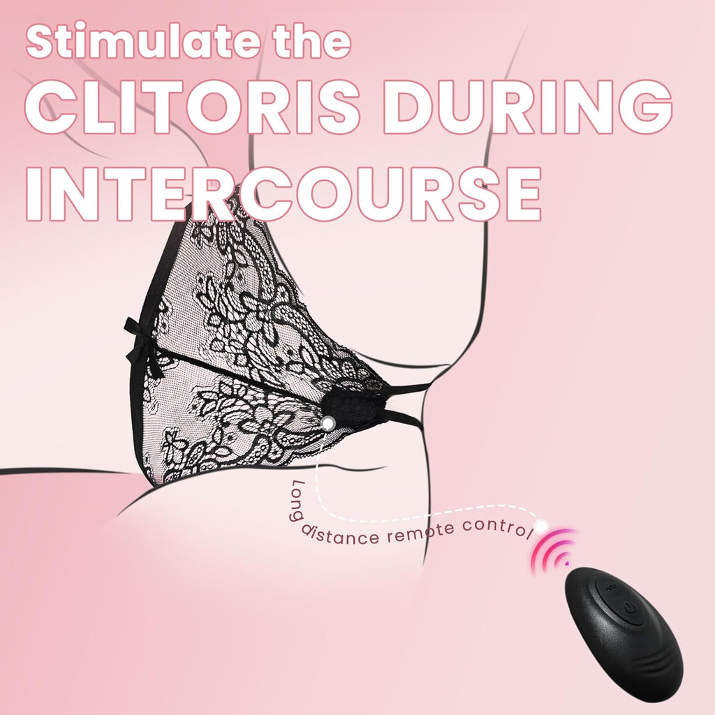 LaceLure Crotchless Panty Vibrator