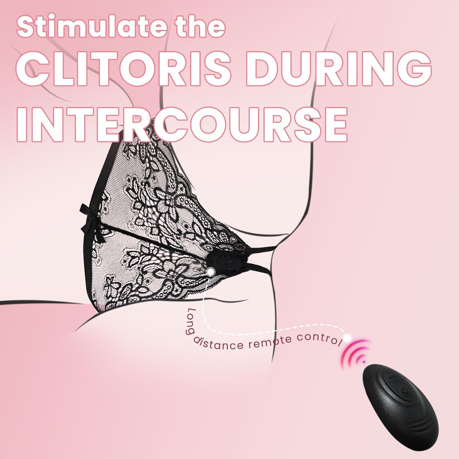 LaceLure Crotchless Panty Vibrator