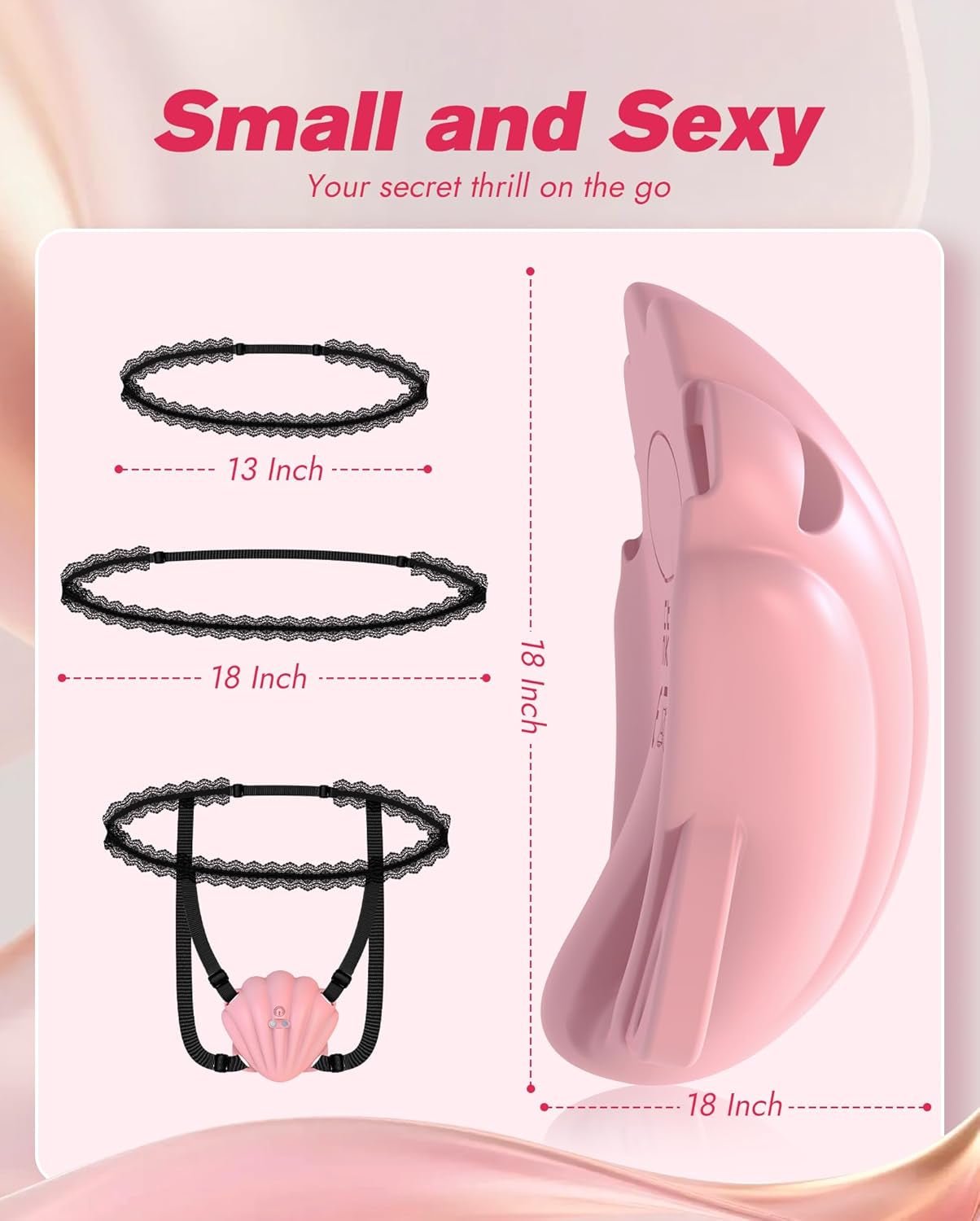 LaceShell App-Control Wearable Shell Clit Stimulator