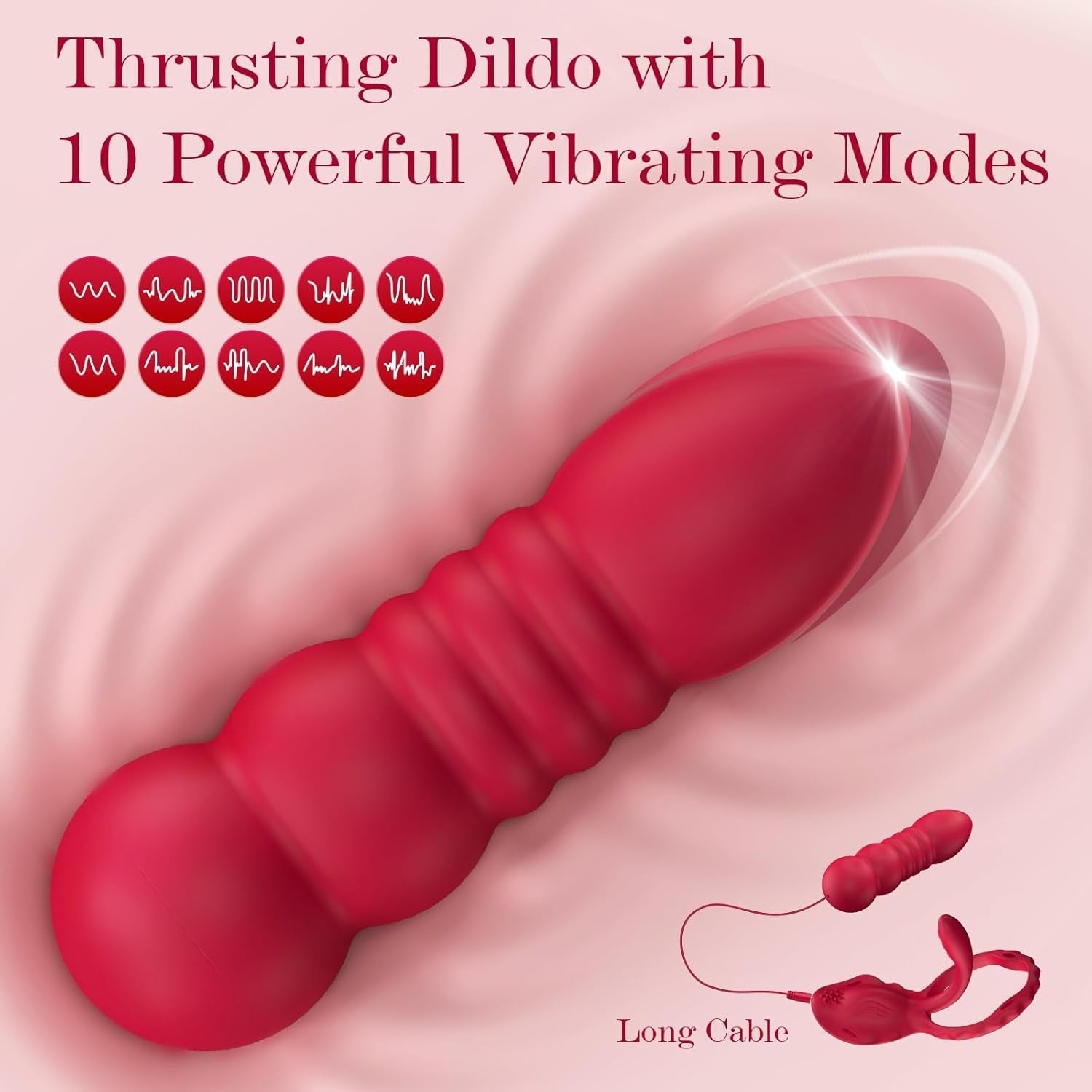 LaceThrust Couples Thrusting Massager Vibrating Ring