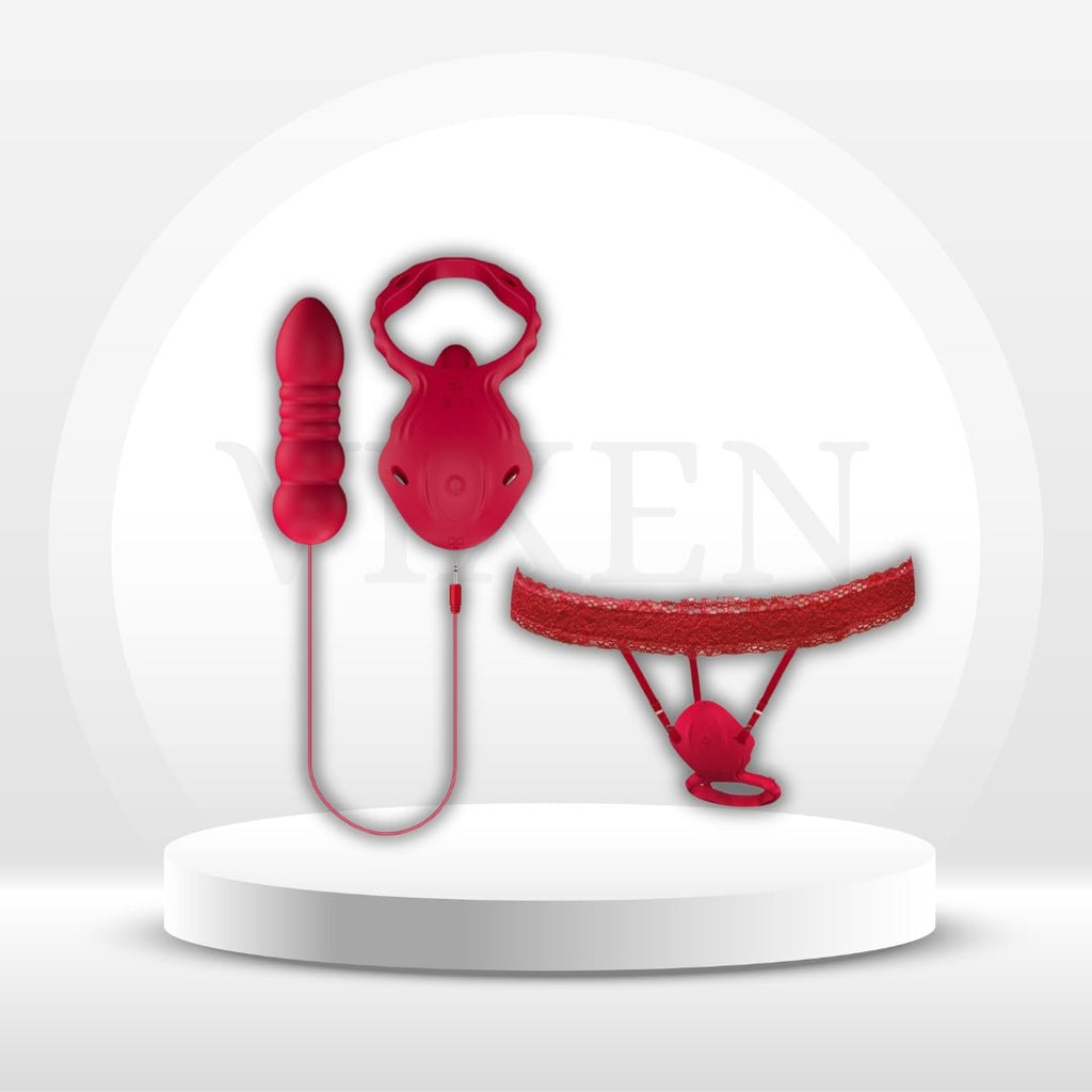 LaceThrust Couples Thrusting Massager Vibrating Ring