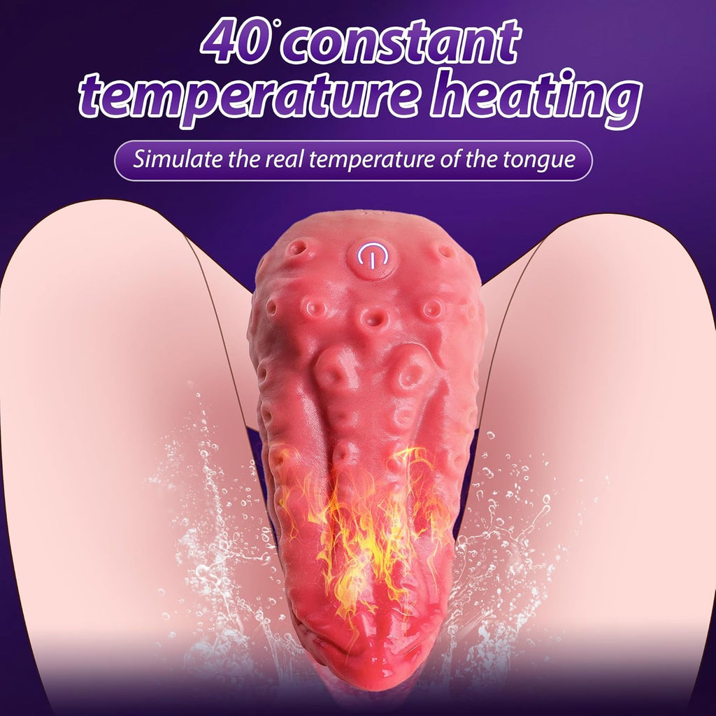 LavaLick Octo Tongue Rose Vibrator