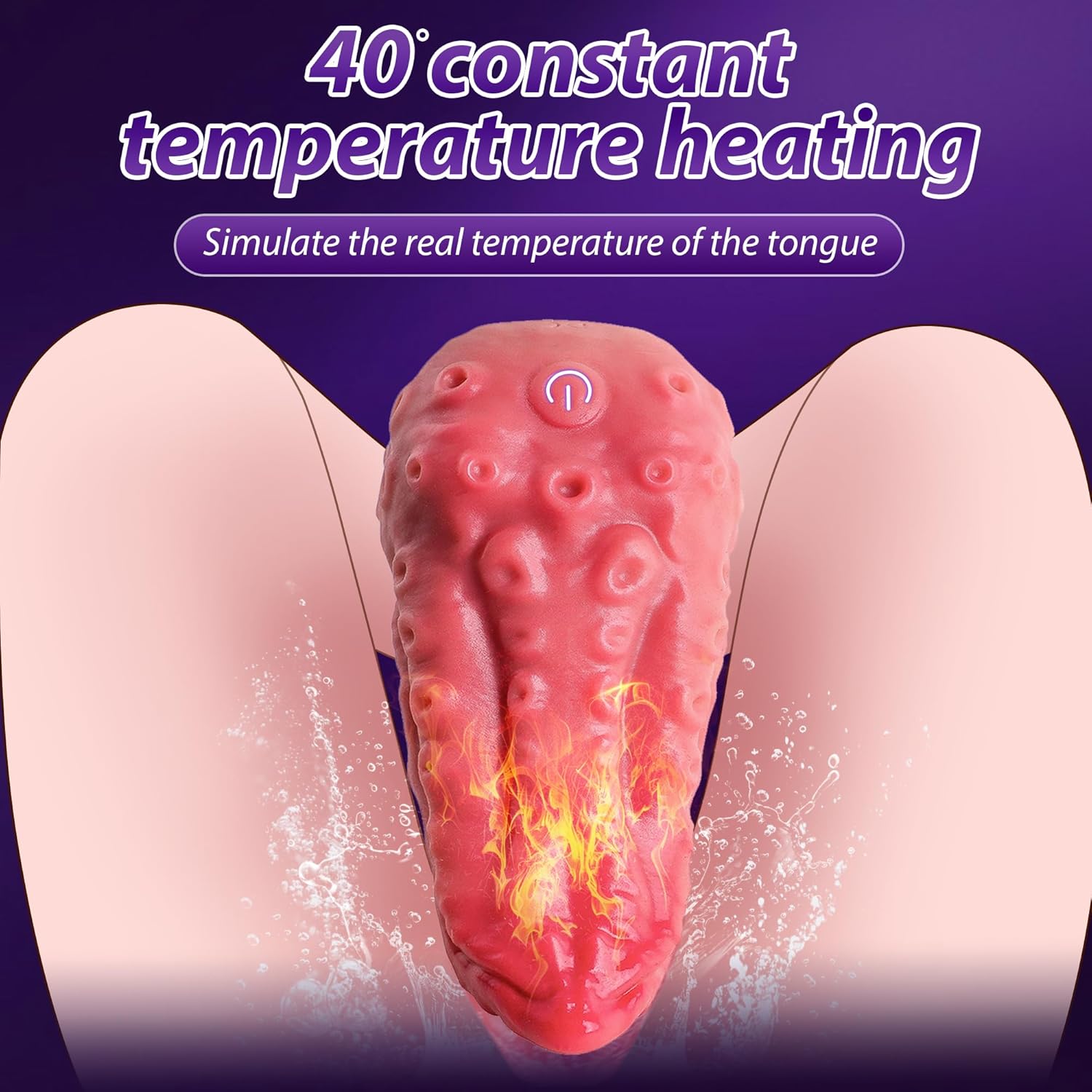 LavaLick Octo Tongue Rose Vibrator