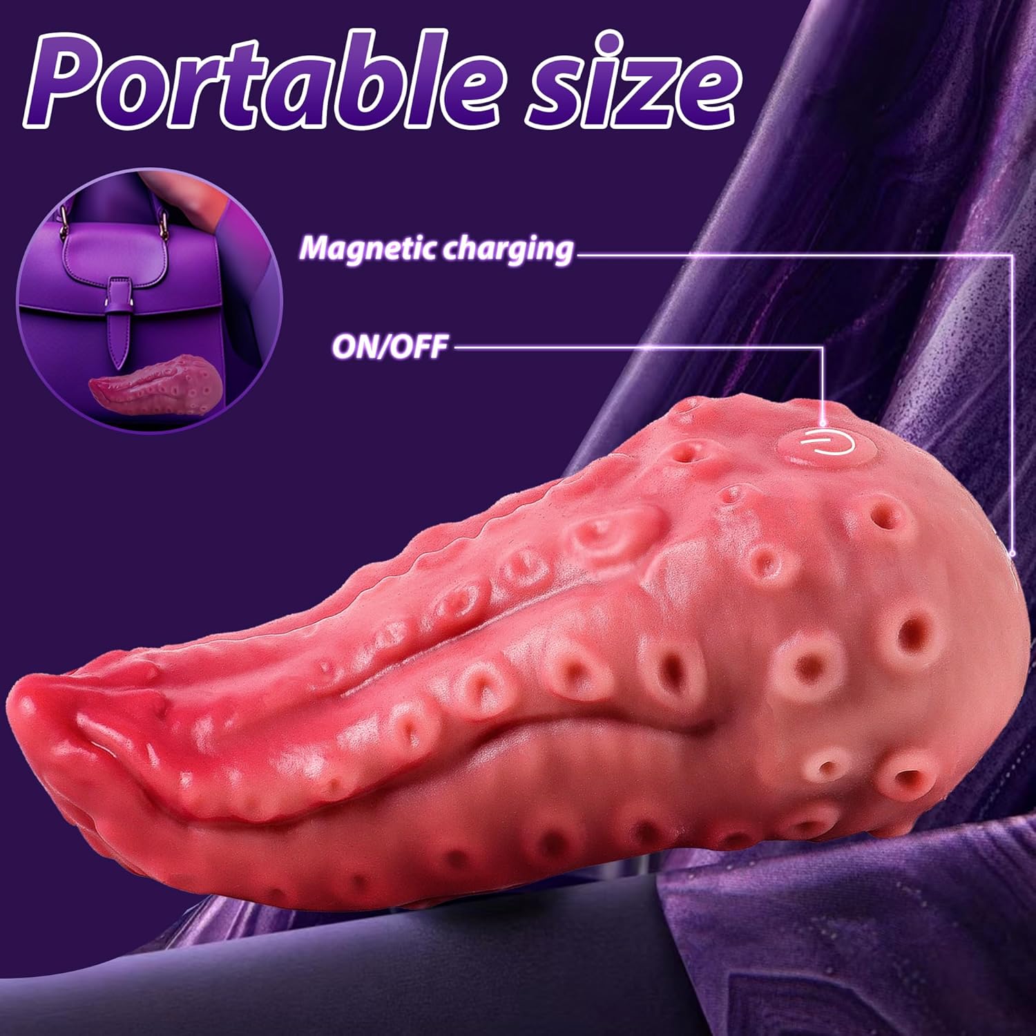 LavaLick Octo Tongue Rose Vibrator