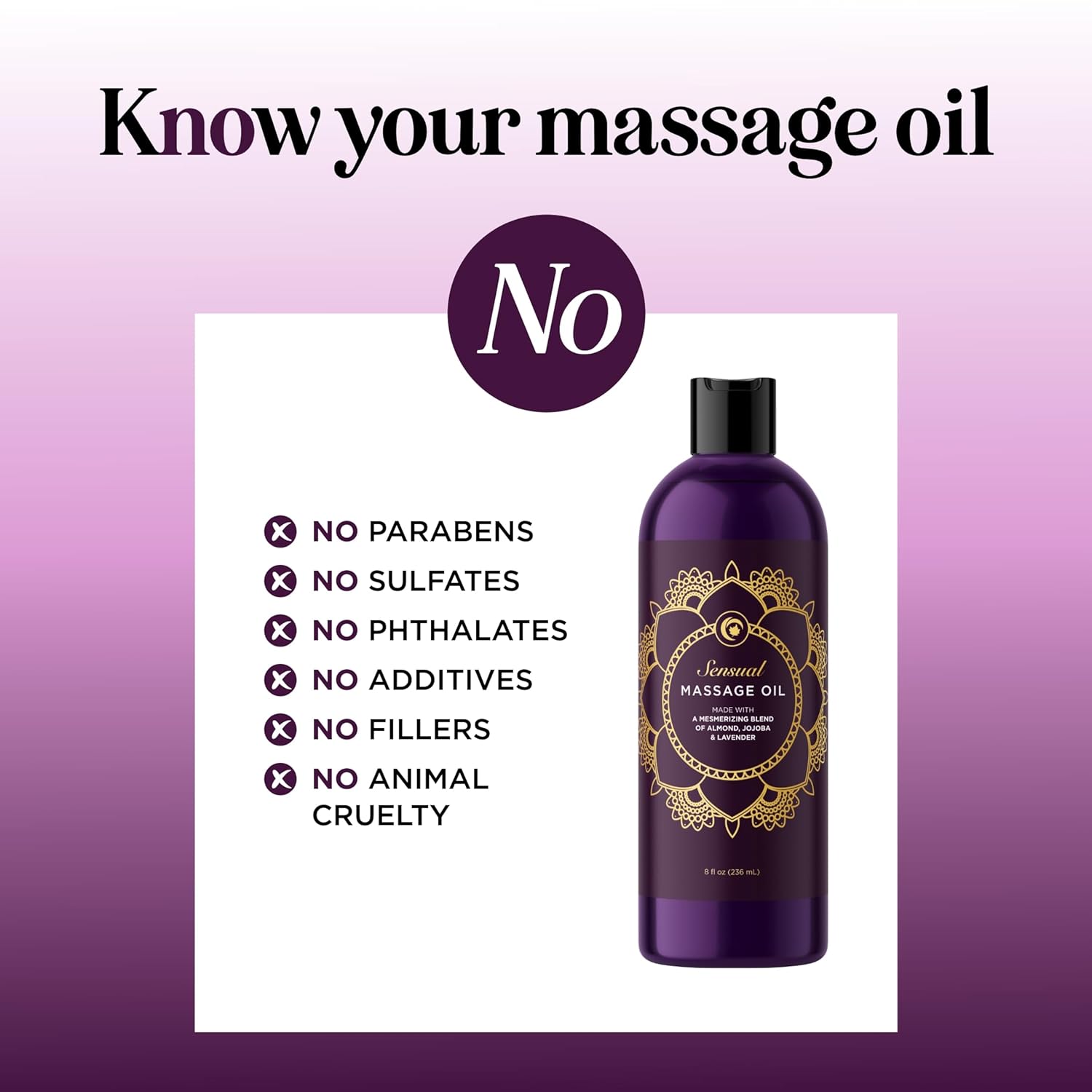 Lavender Aromatherapy Sensual Massage Oil