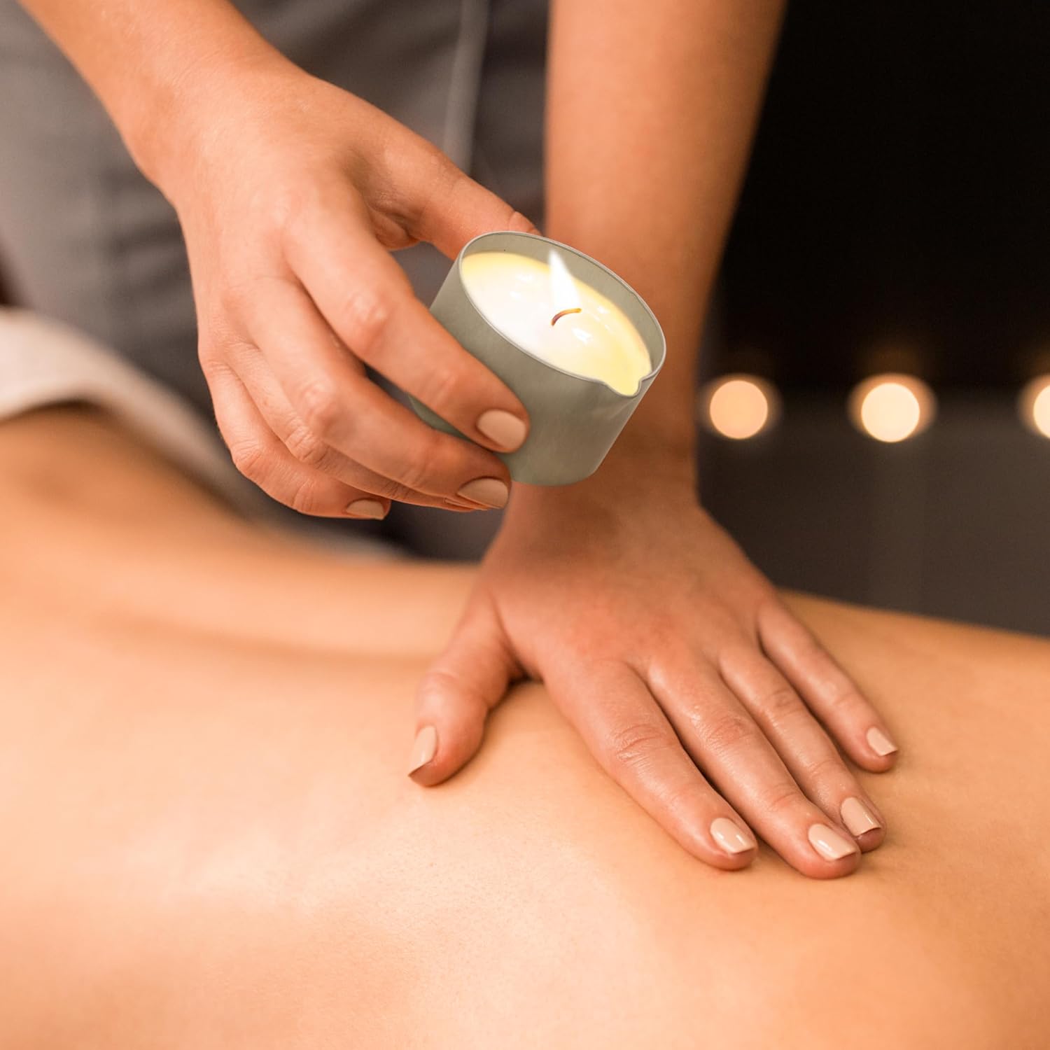 Lemon & Clove Sensual Massage Oil Candle
