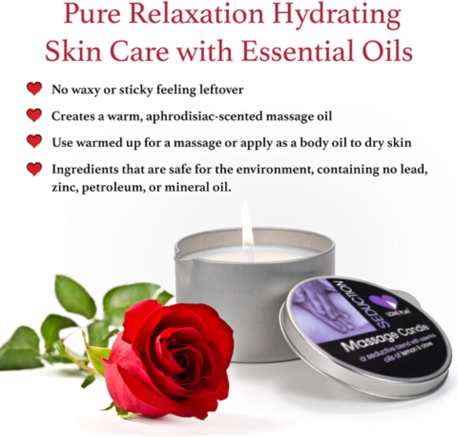 Lemon & Clove Sensual Massage Oil Candle