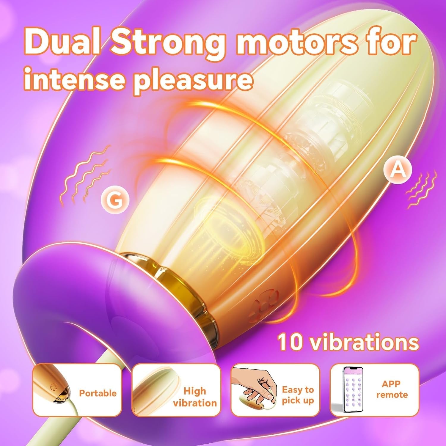LemonBuzz App-Control Mini Egg Vibrator