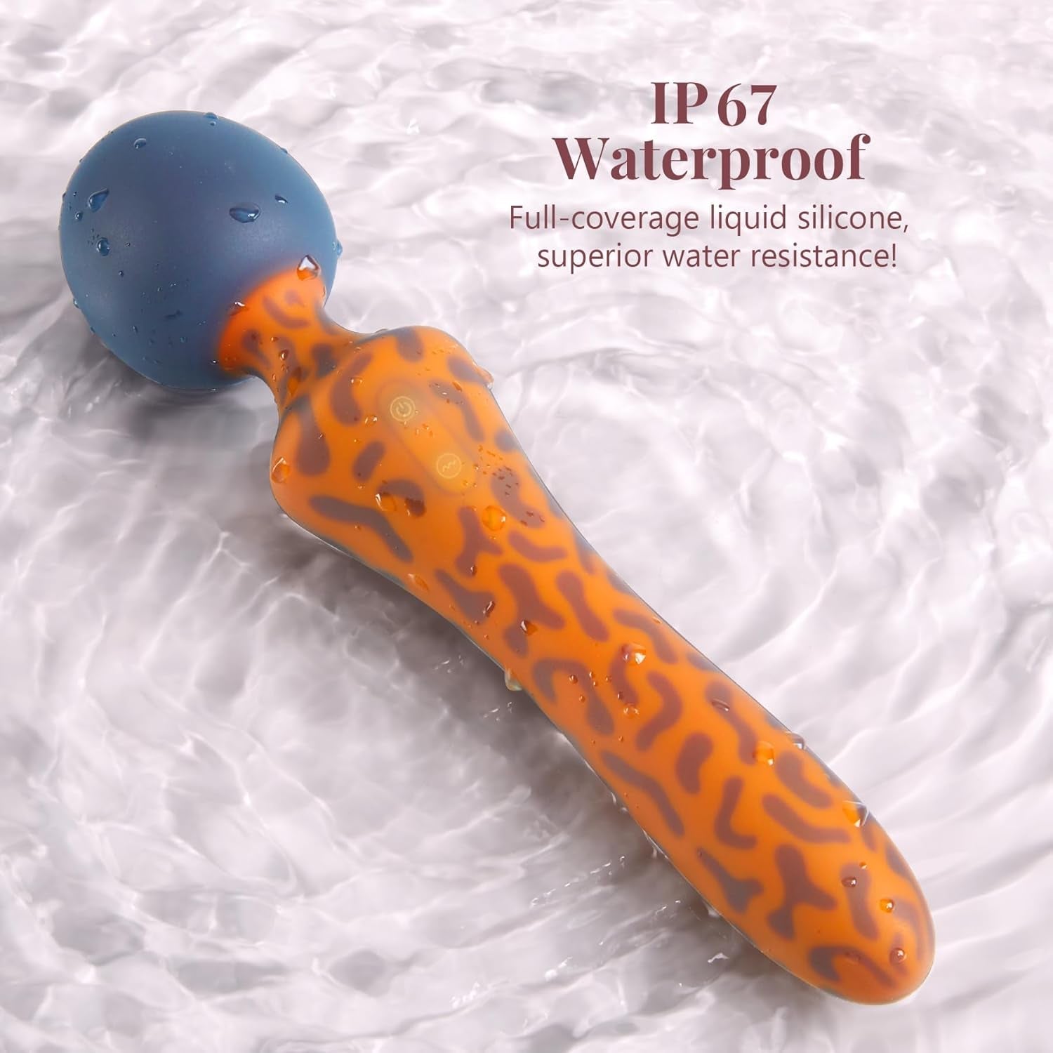 LeopardLush Dual-Headed G-Spot Vibrator Wand