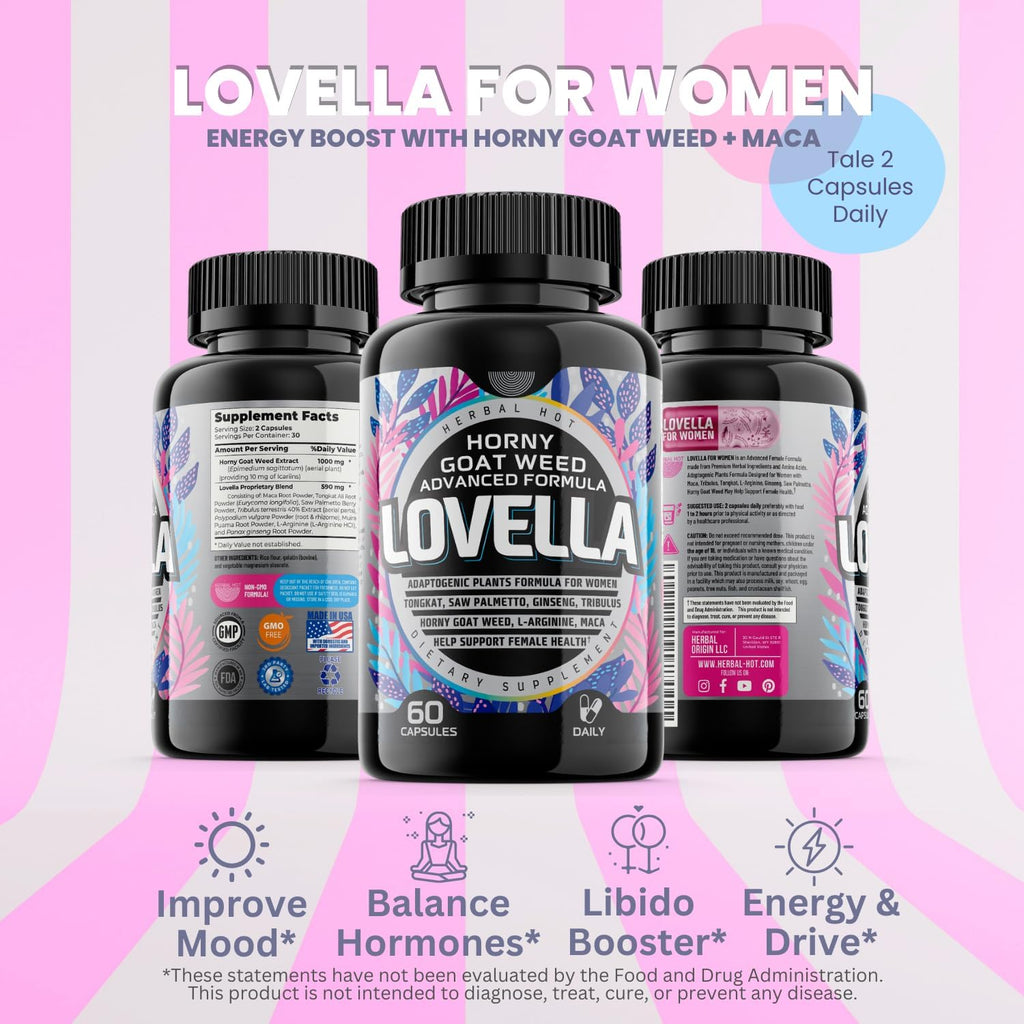 Libido Booster for Women – Maca, Ginseng & Horny Goat Weed