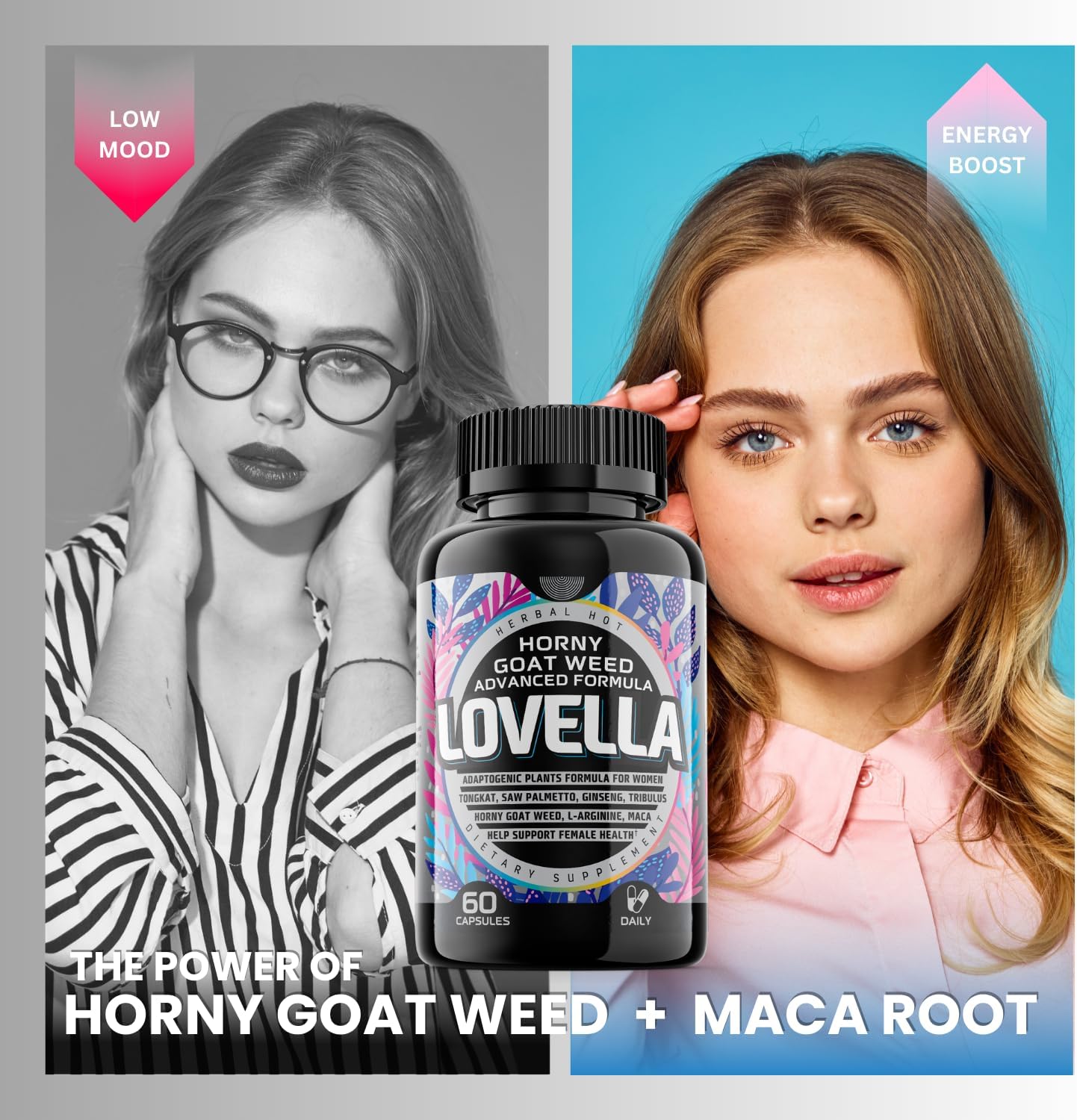 Libido Booster for Women – Maca, Ginseng & Horny Goat Weed