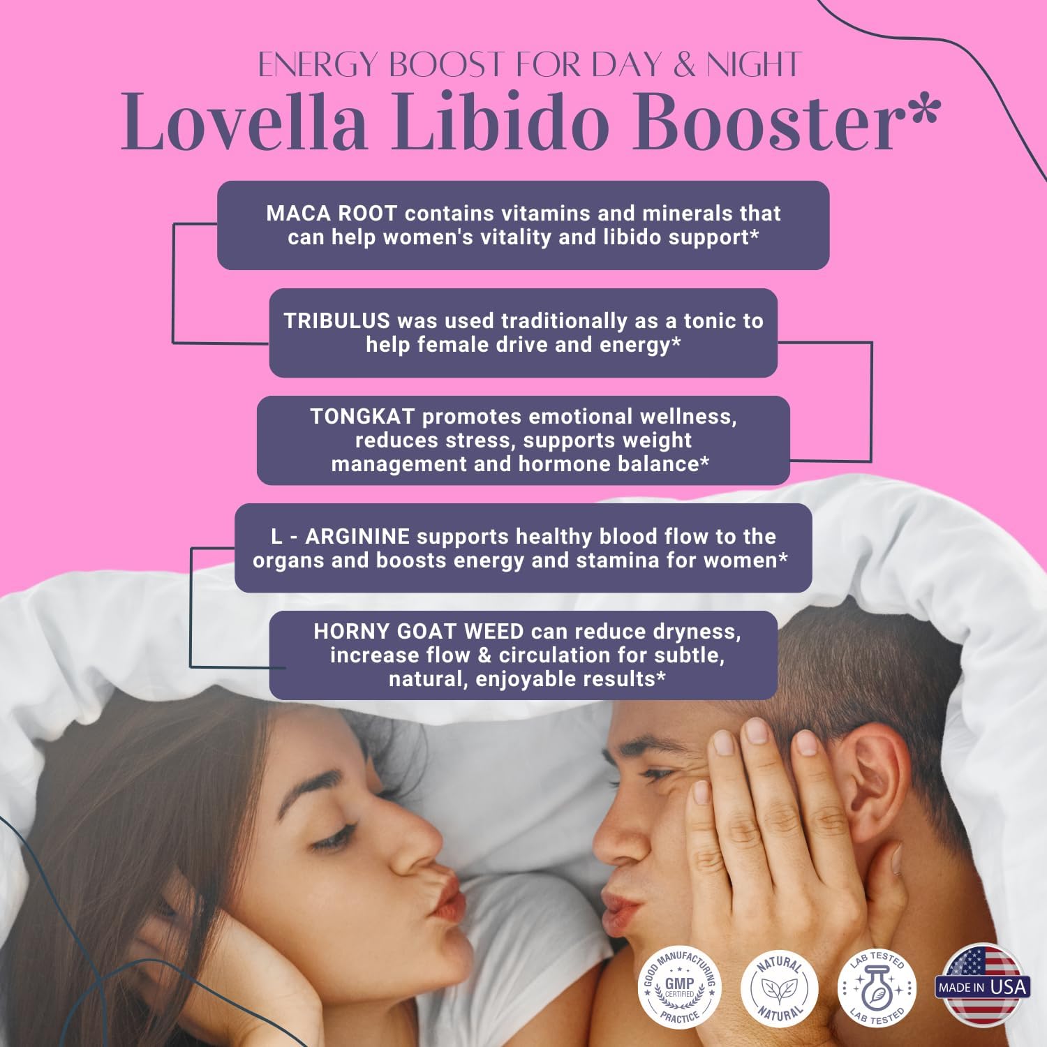 Libido Booster for Women – Maca, Ginseng & Horny Goat Weed