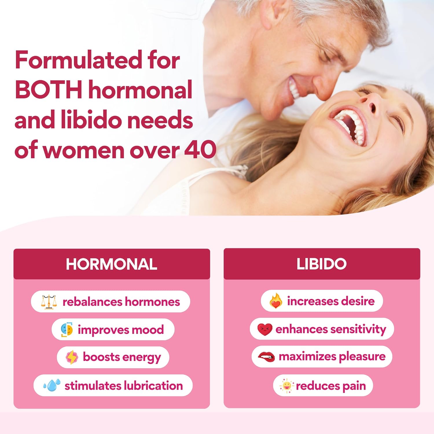 Libido Booster for Women Over 40 – Natural Mood & Energy Support