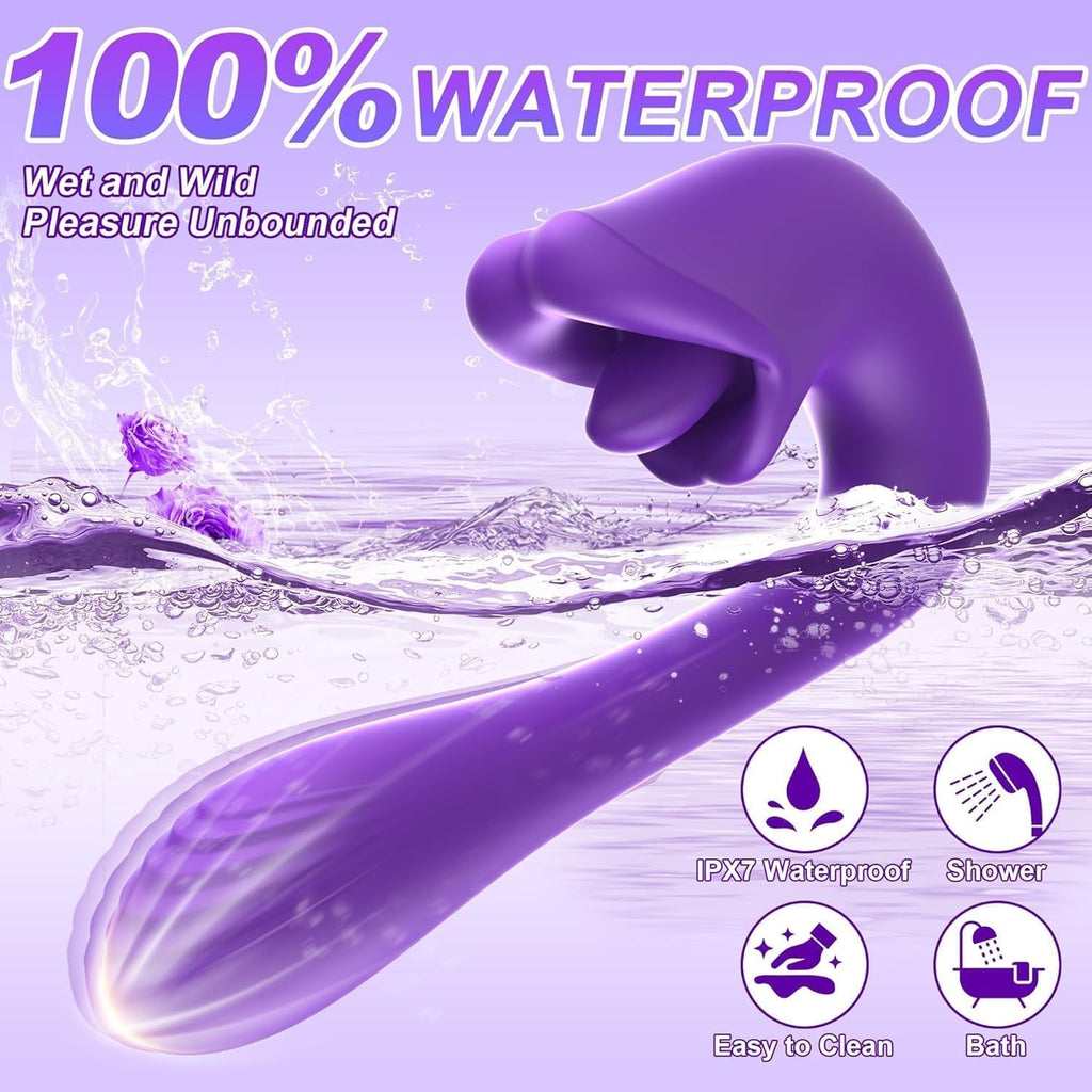 LickAura Tongue G-Spot Vibrator, 20 Modes