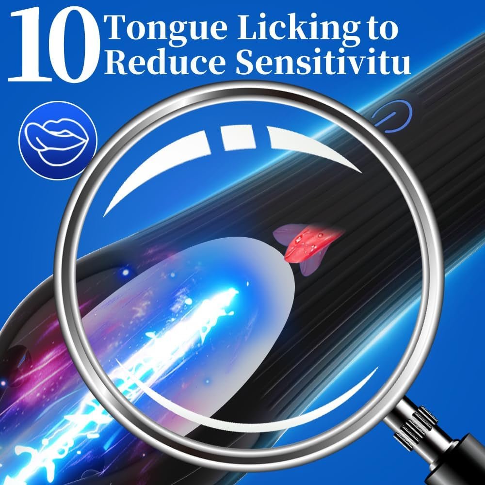 LickGrip Male Tongue-Licking Training Vibrator