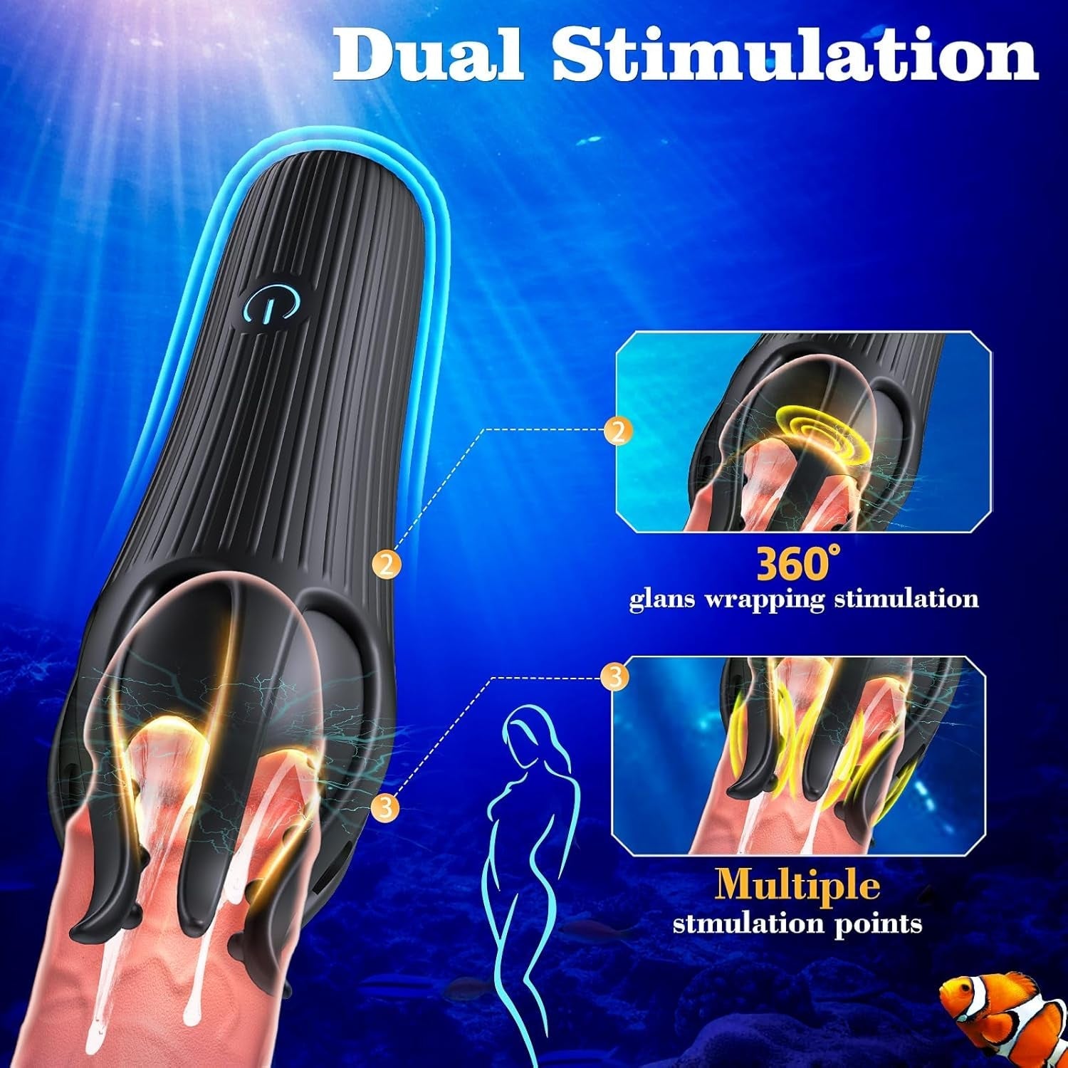 LickGrip Male Tongue-Licking Training Vibrator