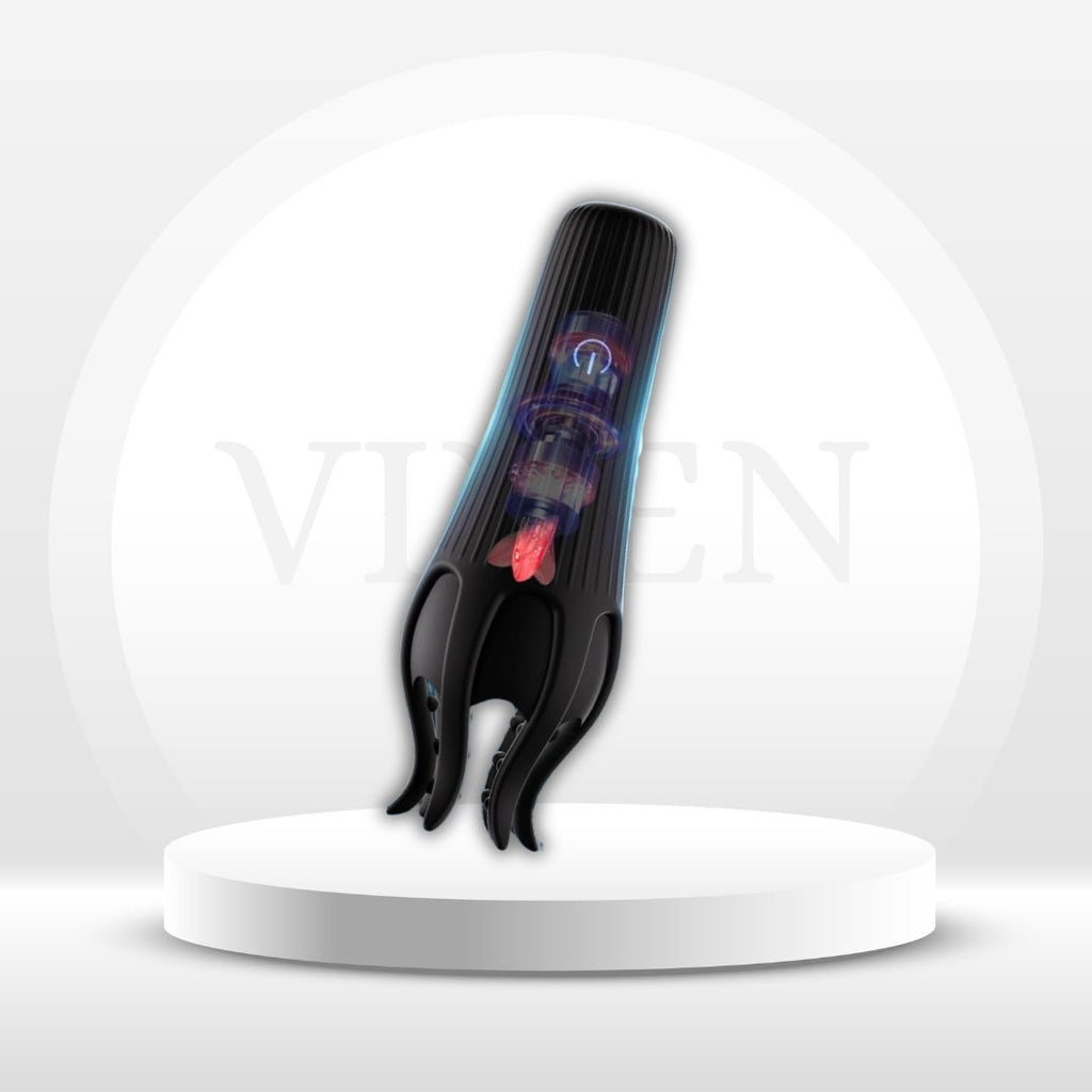 LickGrip Male Tongue-Licking Training Vibrator