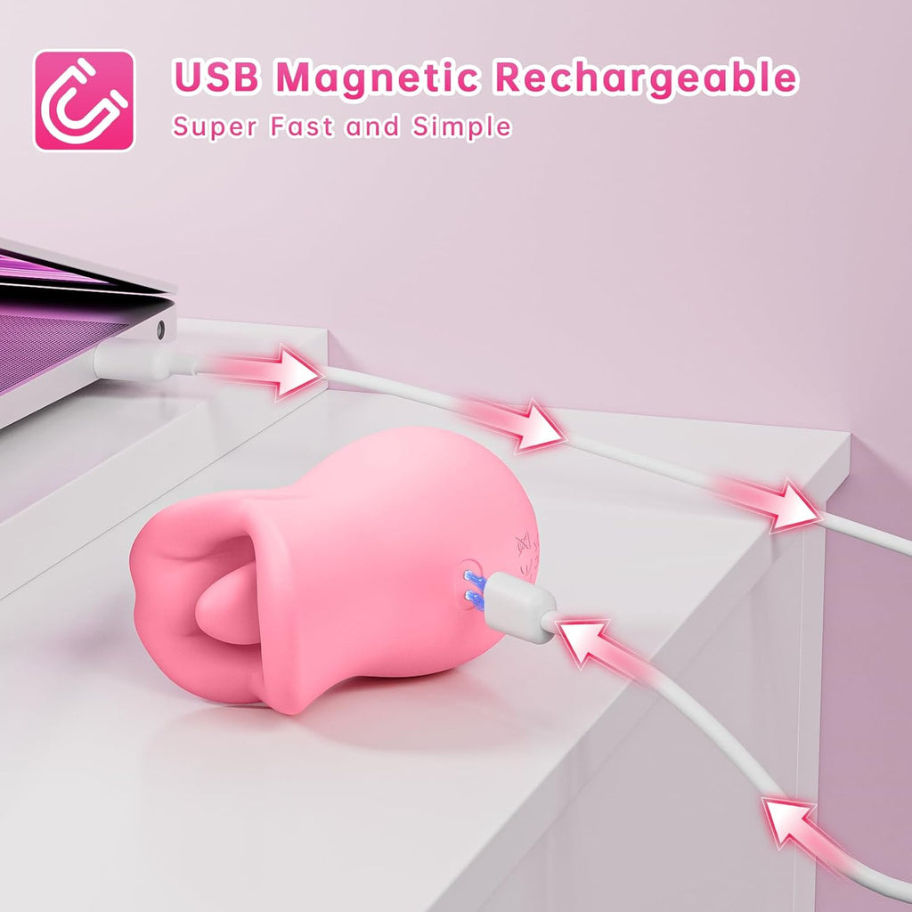 LickKiss 3-in-1 Mouth & Tongue Vibrator