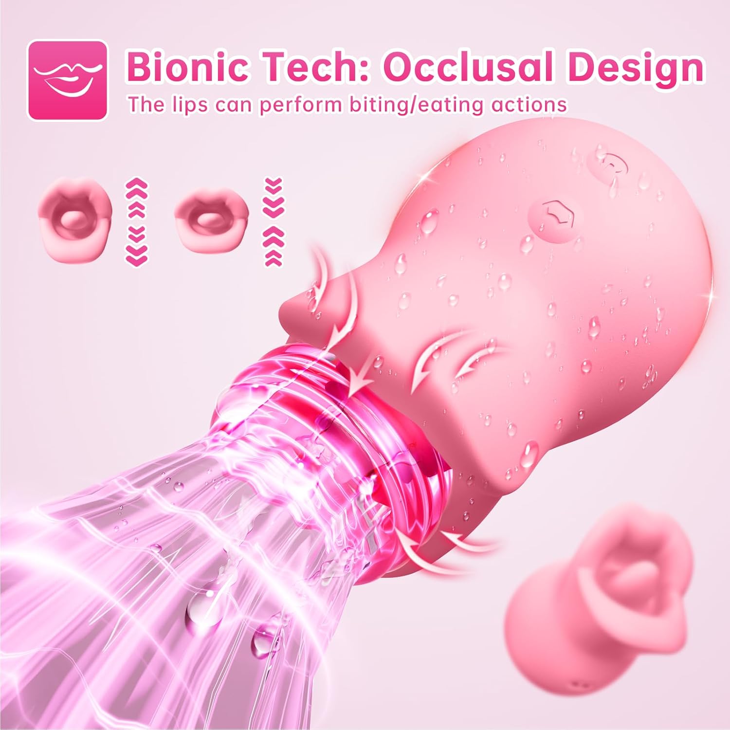 LickKiss 3-in-1 Mouth & Tongue Vibrator