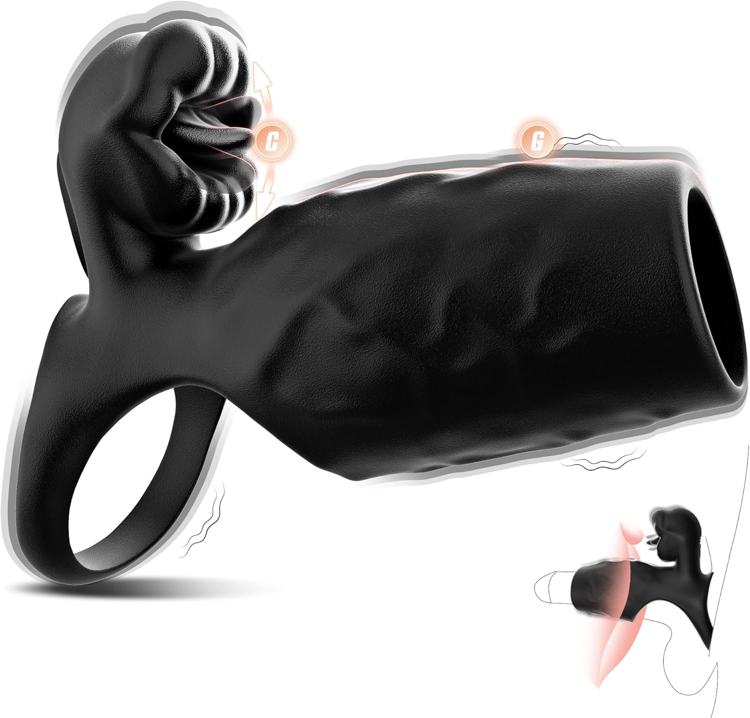 LickLock Dual Stimulation Penis Sleeve