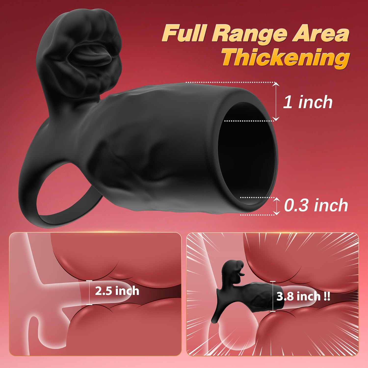 LickLock Dual Stimulation Penis Sleeve
