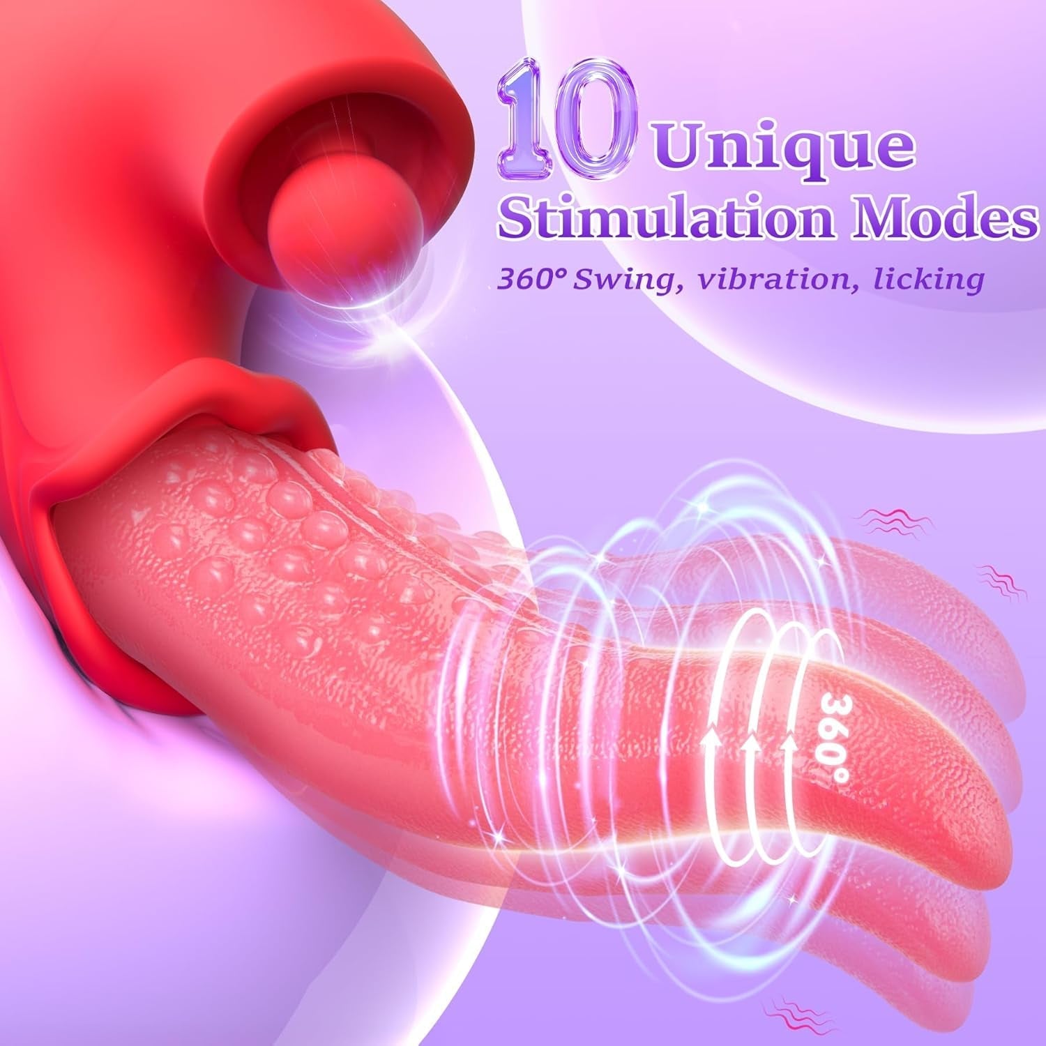 LickMotion Realistic Tongue Rabbit Vibrator