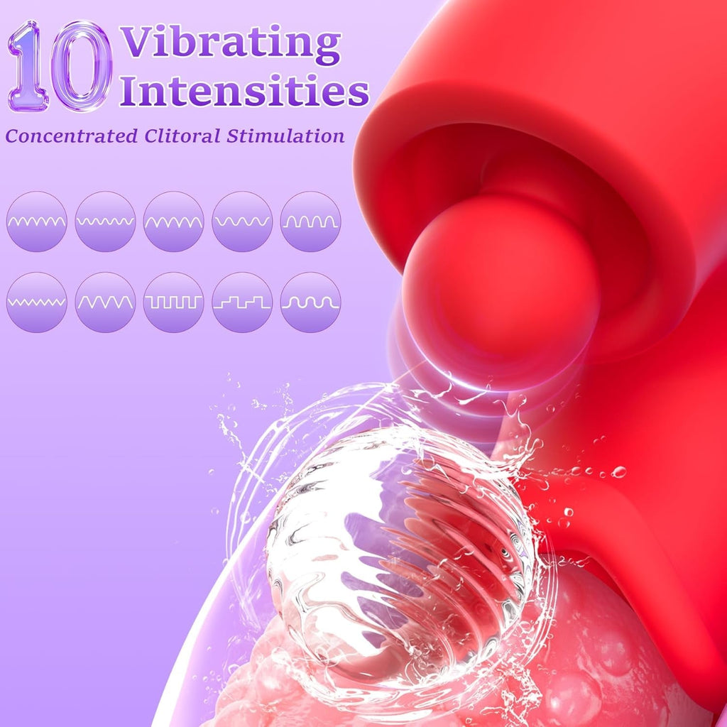 LickMotion Realistic Tongue Rabbit Vibrator