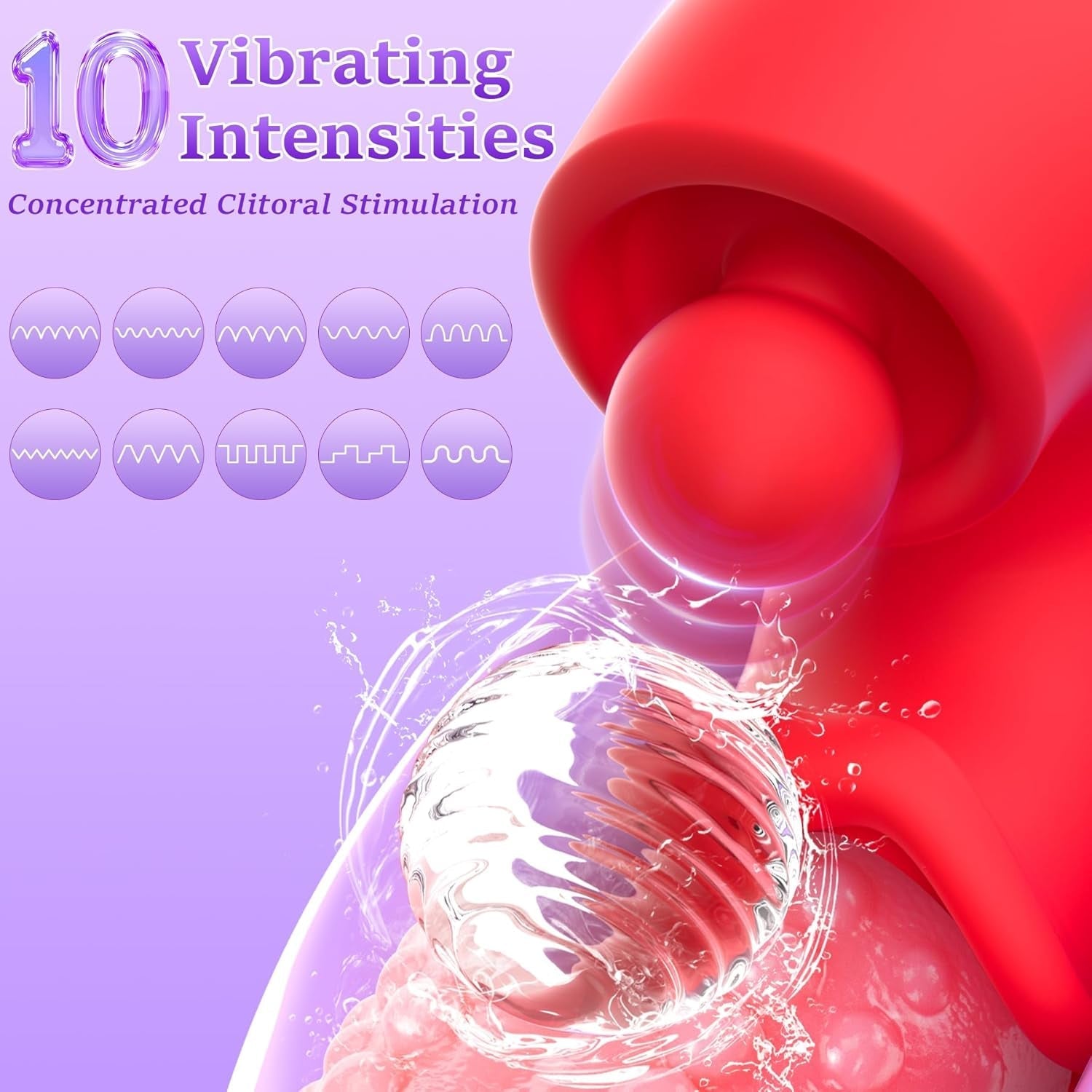 LickMotion Realistic Tongue Rabbit Vibrator