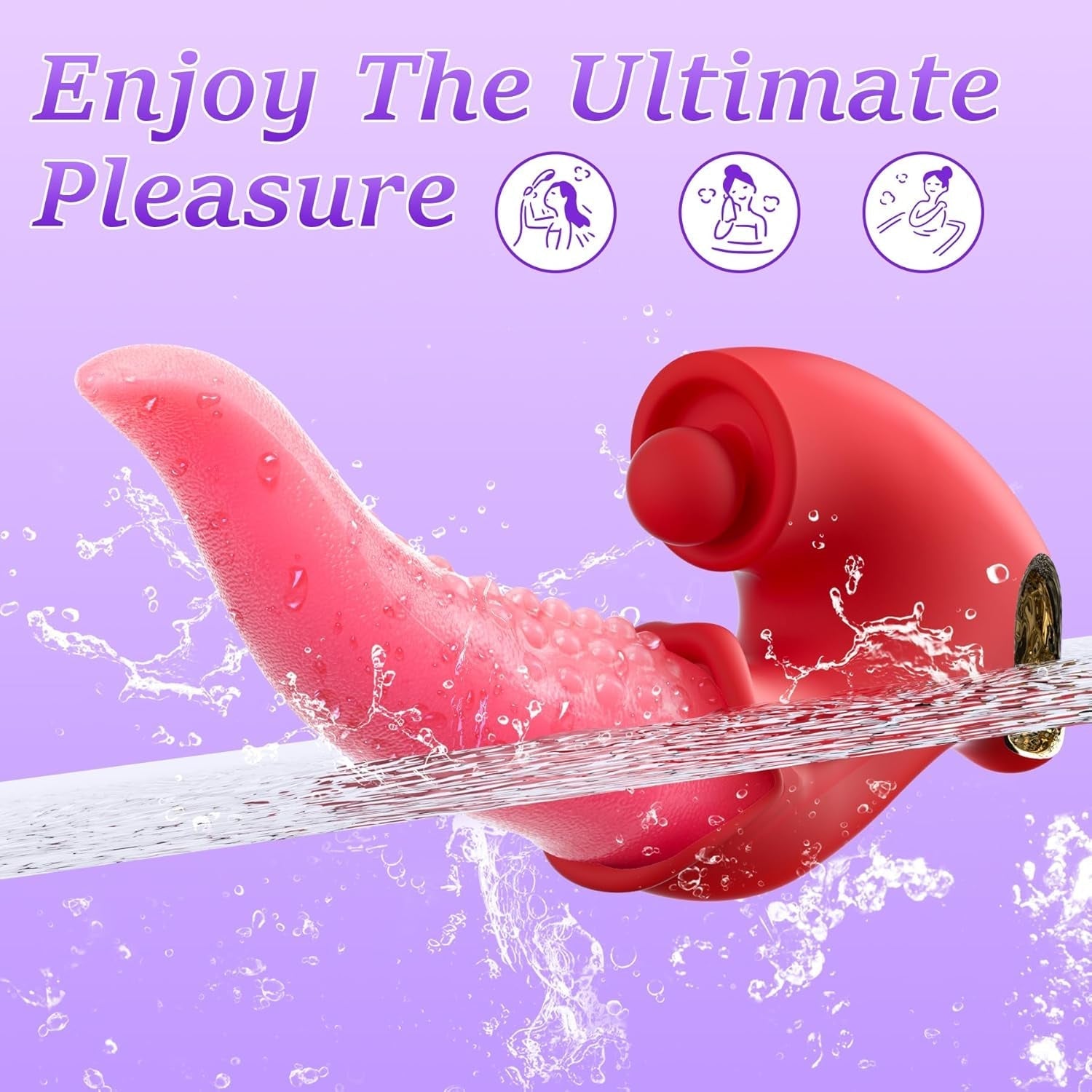 LickMotion Realistic Tongue Rabbit Vibrator