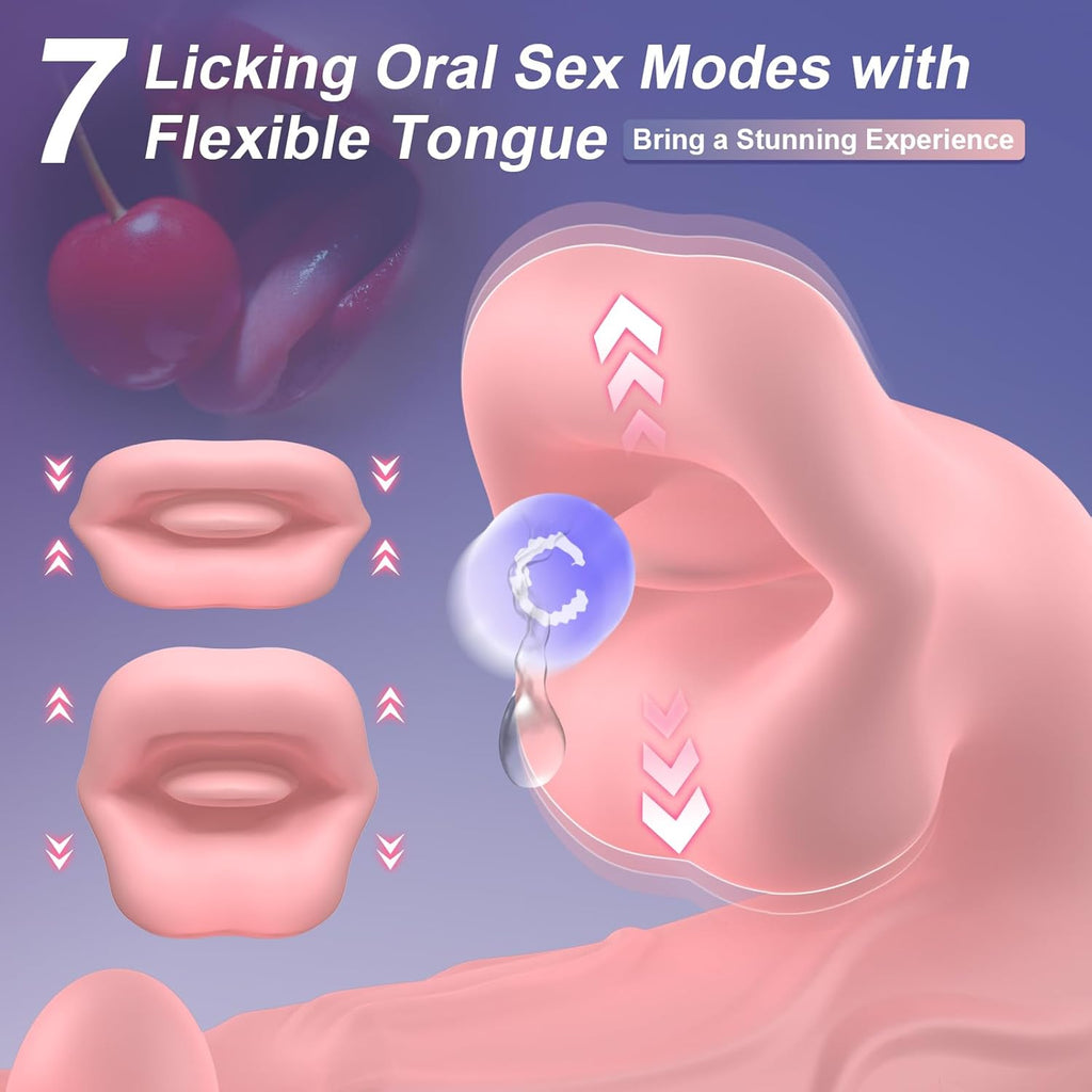 LickPulse 3-in-1 Wiggling & Licking Vibrator