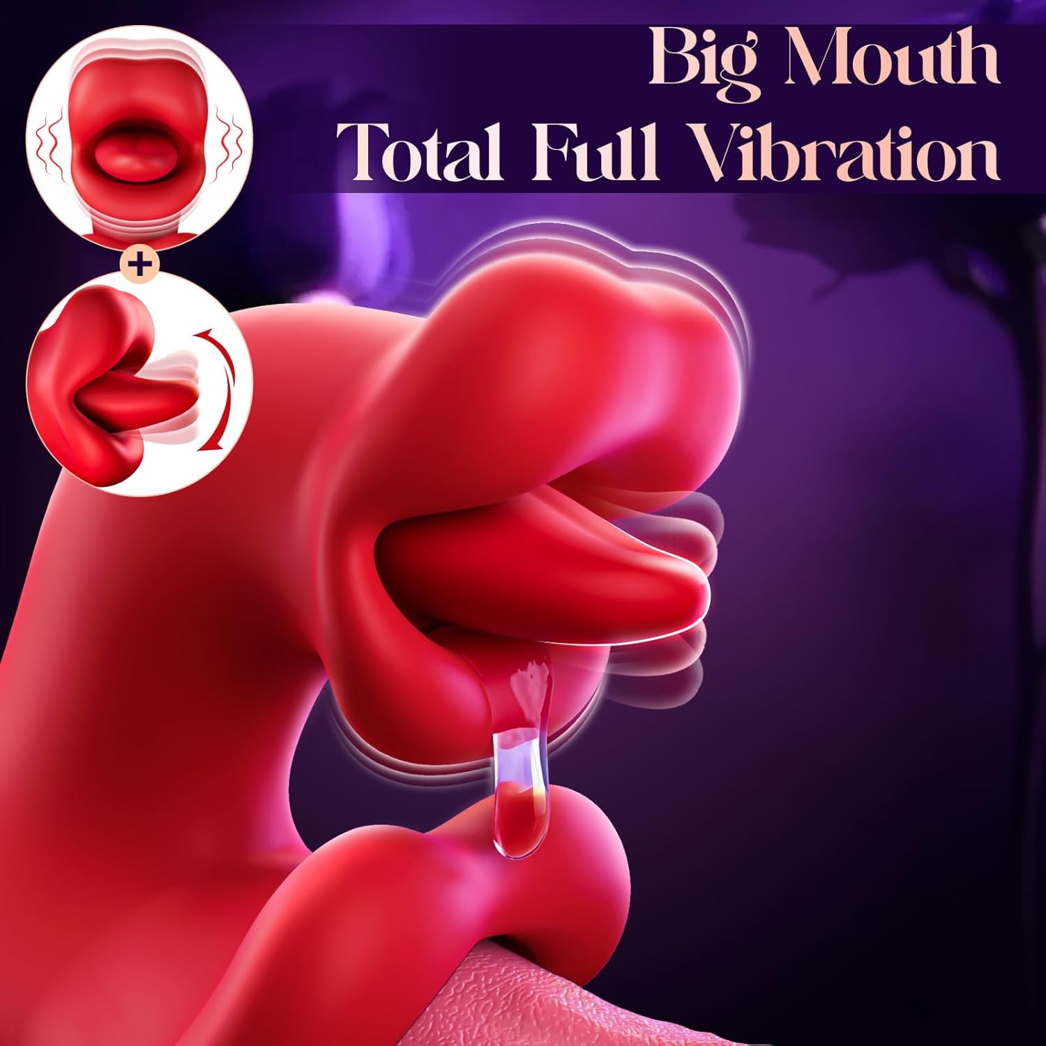 LickRush 360° Tongue Vibrator