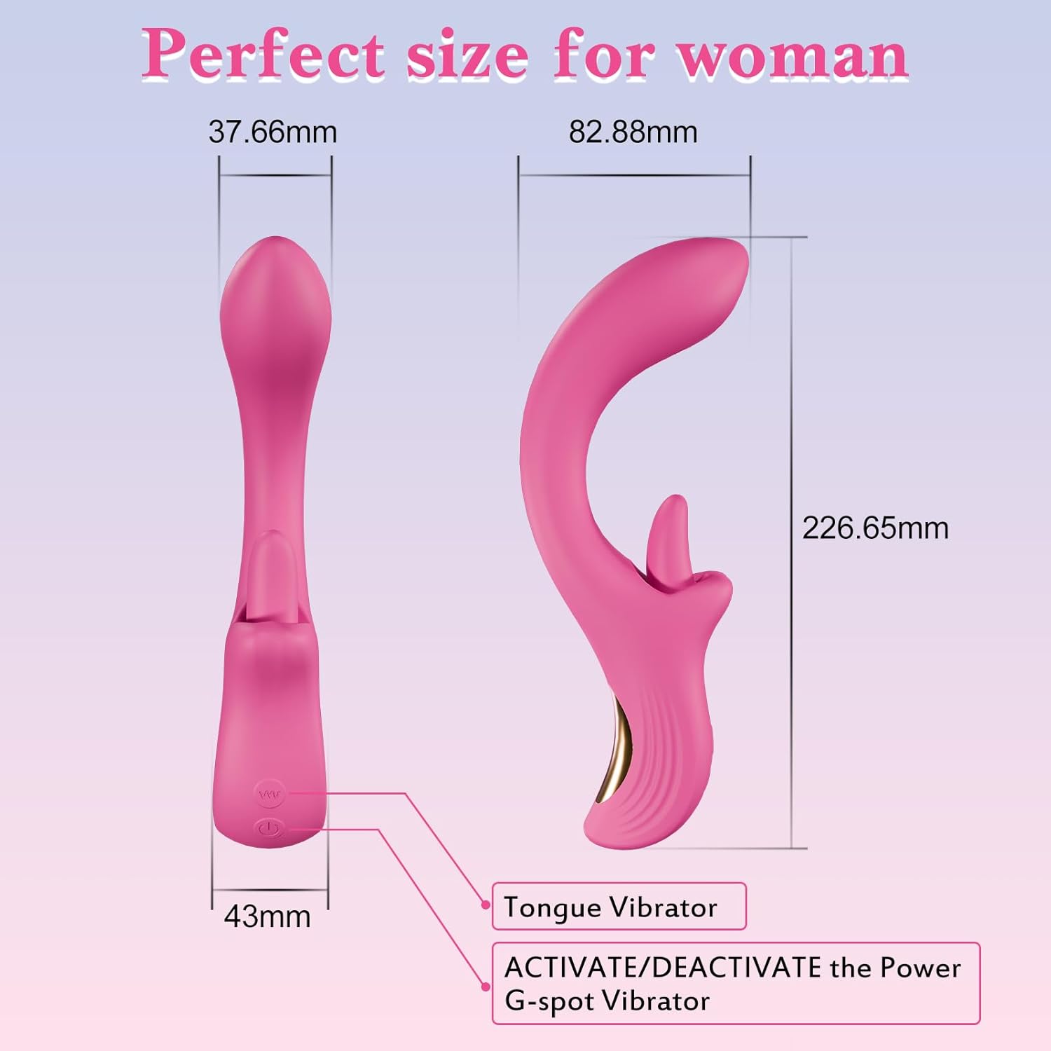 LickSpiral 3-in-1 Clitoral & G-Spot Vibrator
