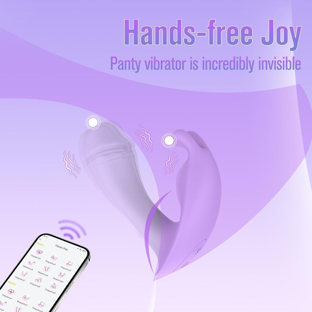LilacLink App-Control Panty Dildo Vibrator