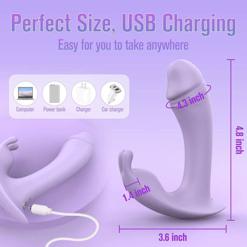 LilacLink App-Control Panty Dildo Vibrator