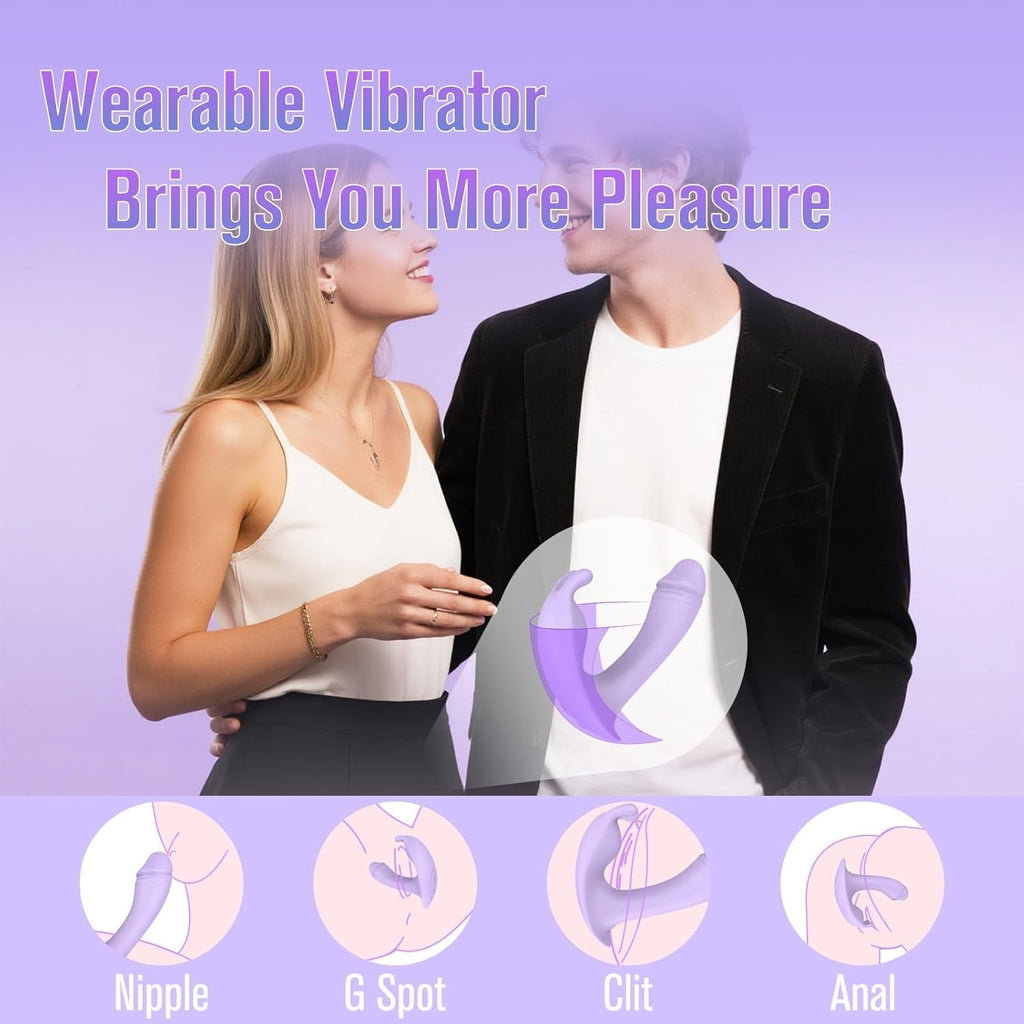 LilacLink App-Control Panty Dildo Vibrator