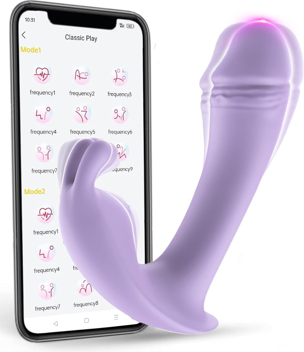 LilacLink App-Control Panty Dildo Vibrator