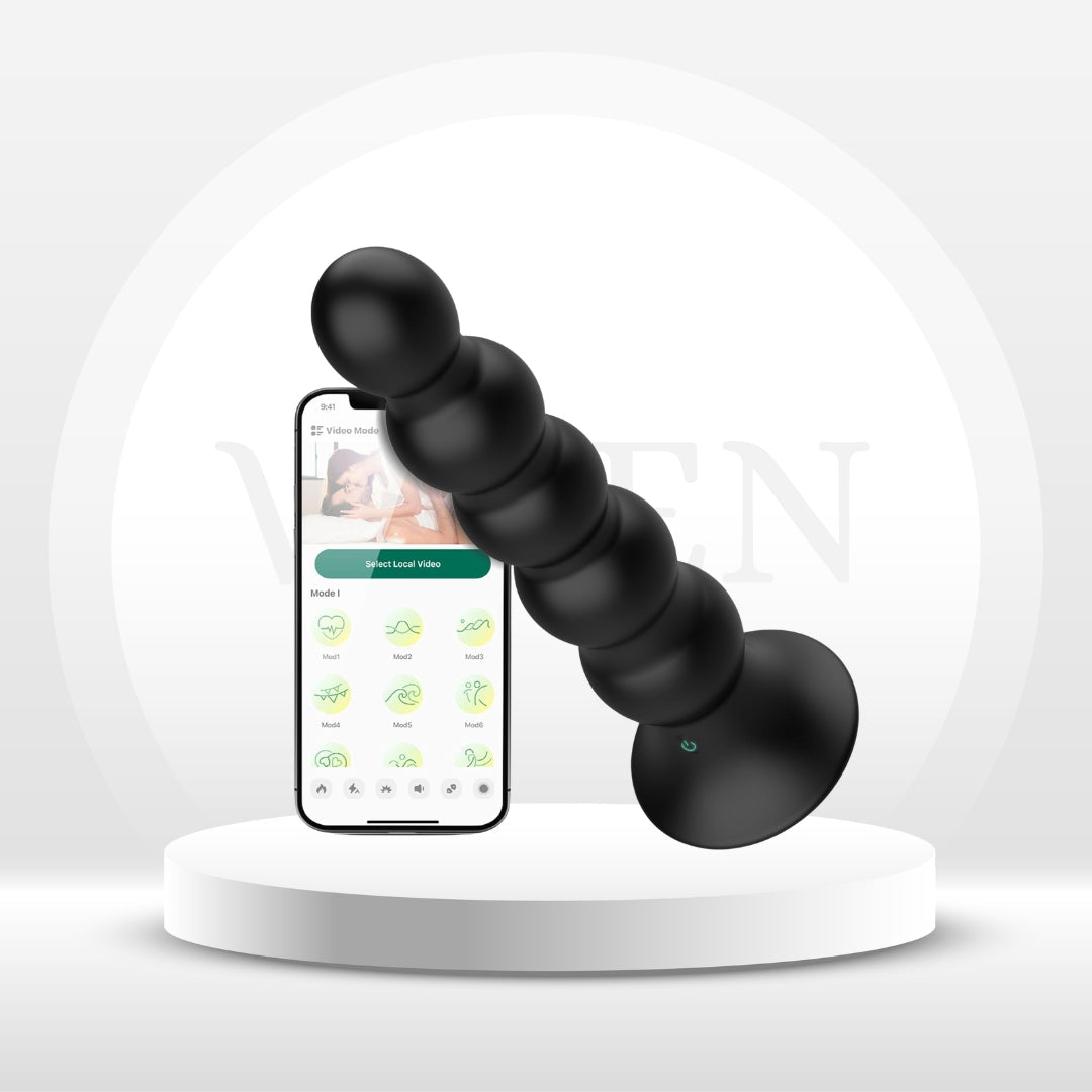 LinkLadder App-Controlled Anal Beads Prostate Plug