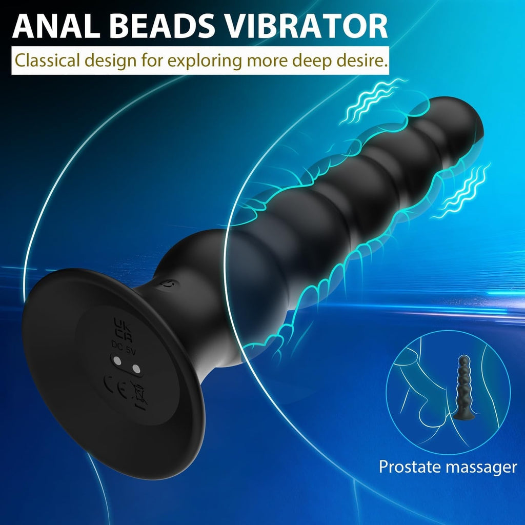 LinkLadder App-Controlled Anal Beads Prostate Plug