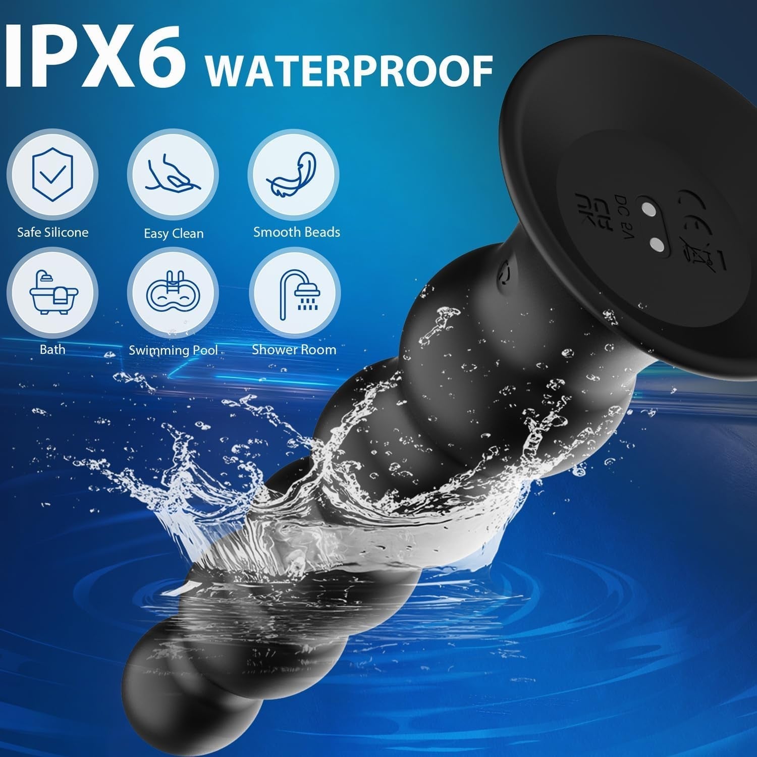 LinkLadder App-Controlled Anal Beads Prostate Plug