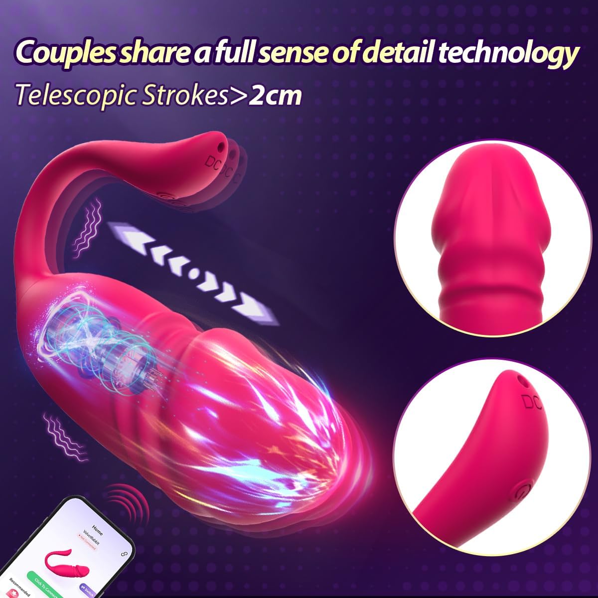 LinkLush App-Controlled Wearable Egg Vibrator