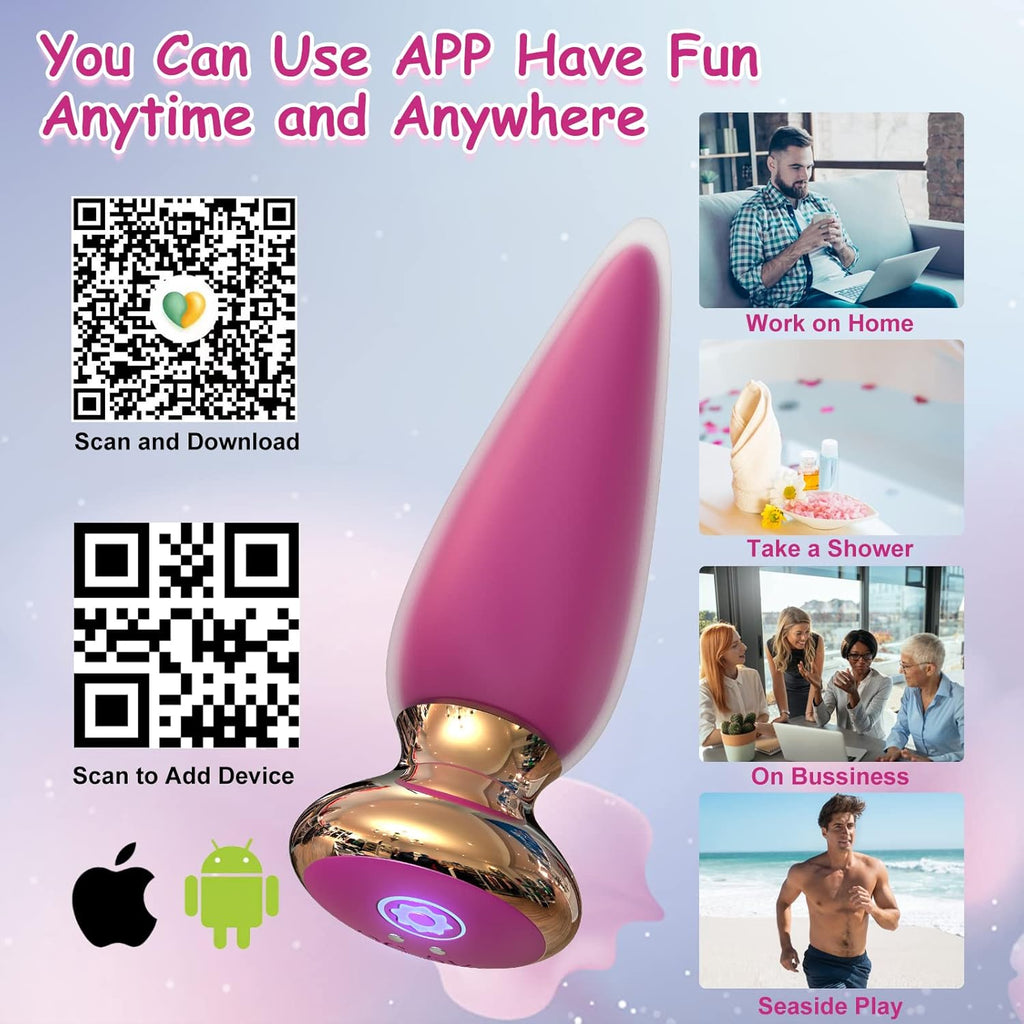 LinkPlug Remote & App-Controlled Anal Bullet Vibrator