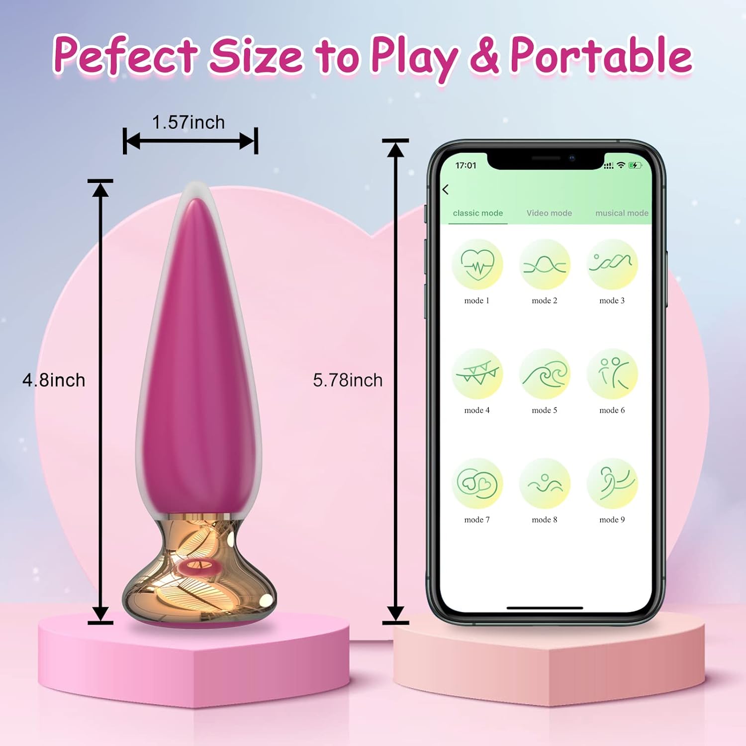LinkPlug Remote & App-Controlled Anal Bullet Vibrator