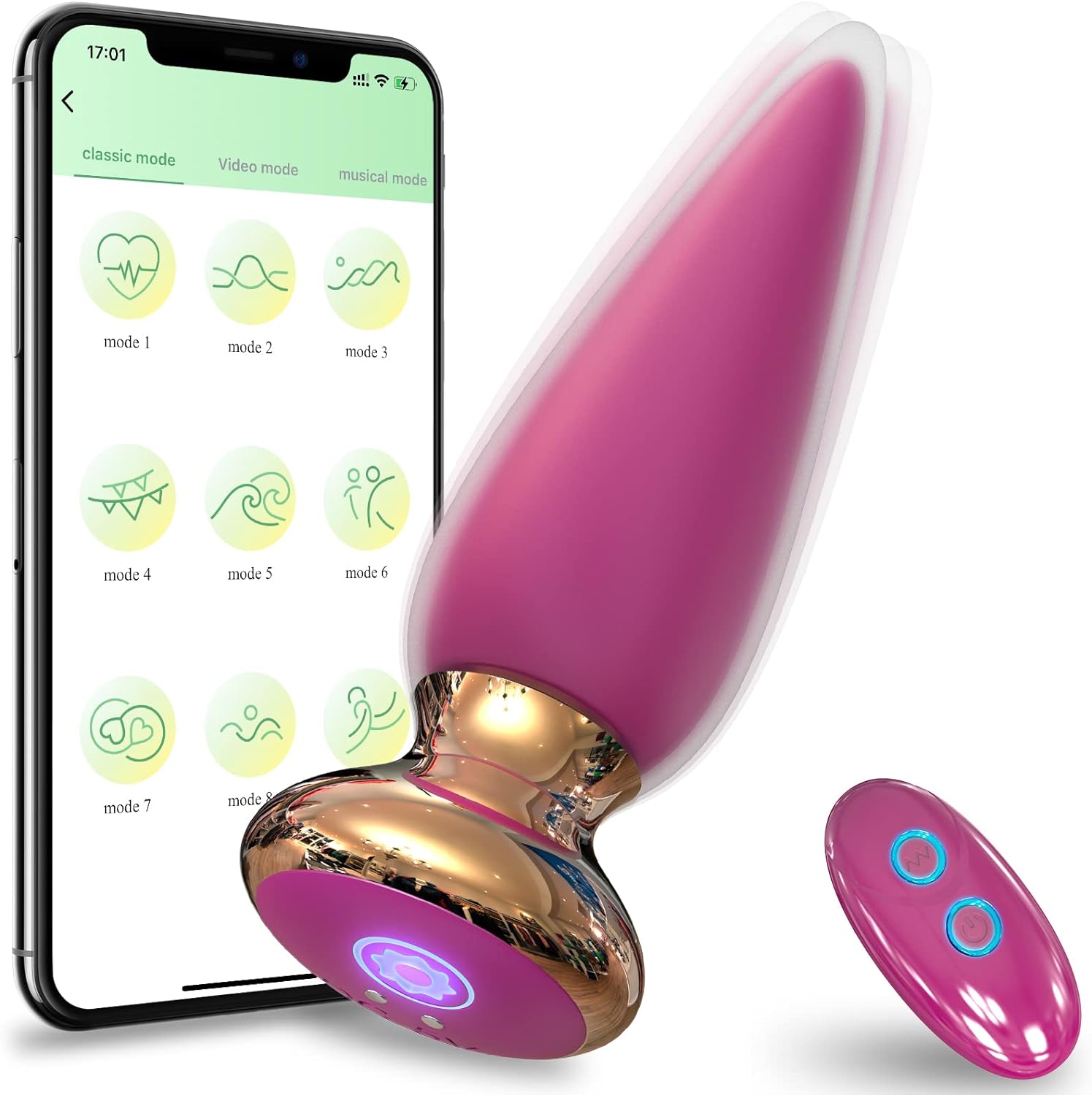 LinkPlug Remote & App-Controlled Anal Bullet Vibrator