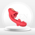 LipLash App-Controlled Flapping Tongue Rose Vibrator