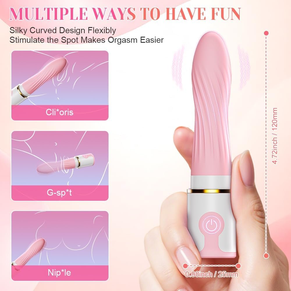 LipTease Discreet Lipstick Bullet Vibrator